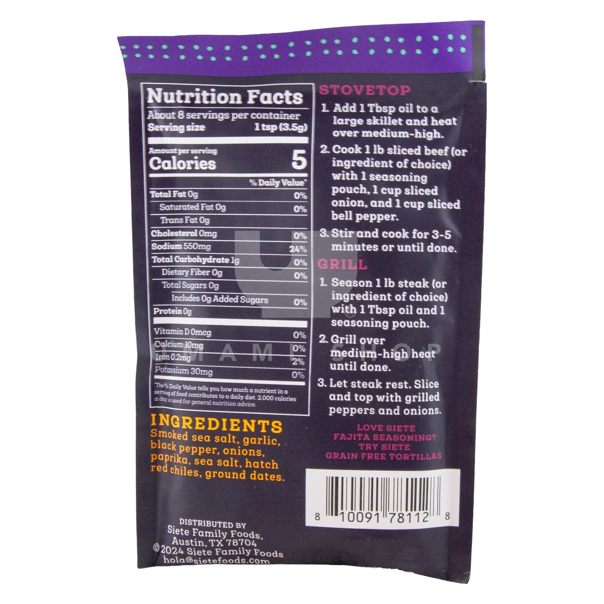 Fajita Beef Seasoning (GF) - Image 2
