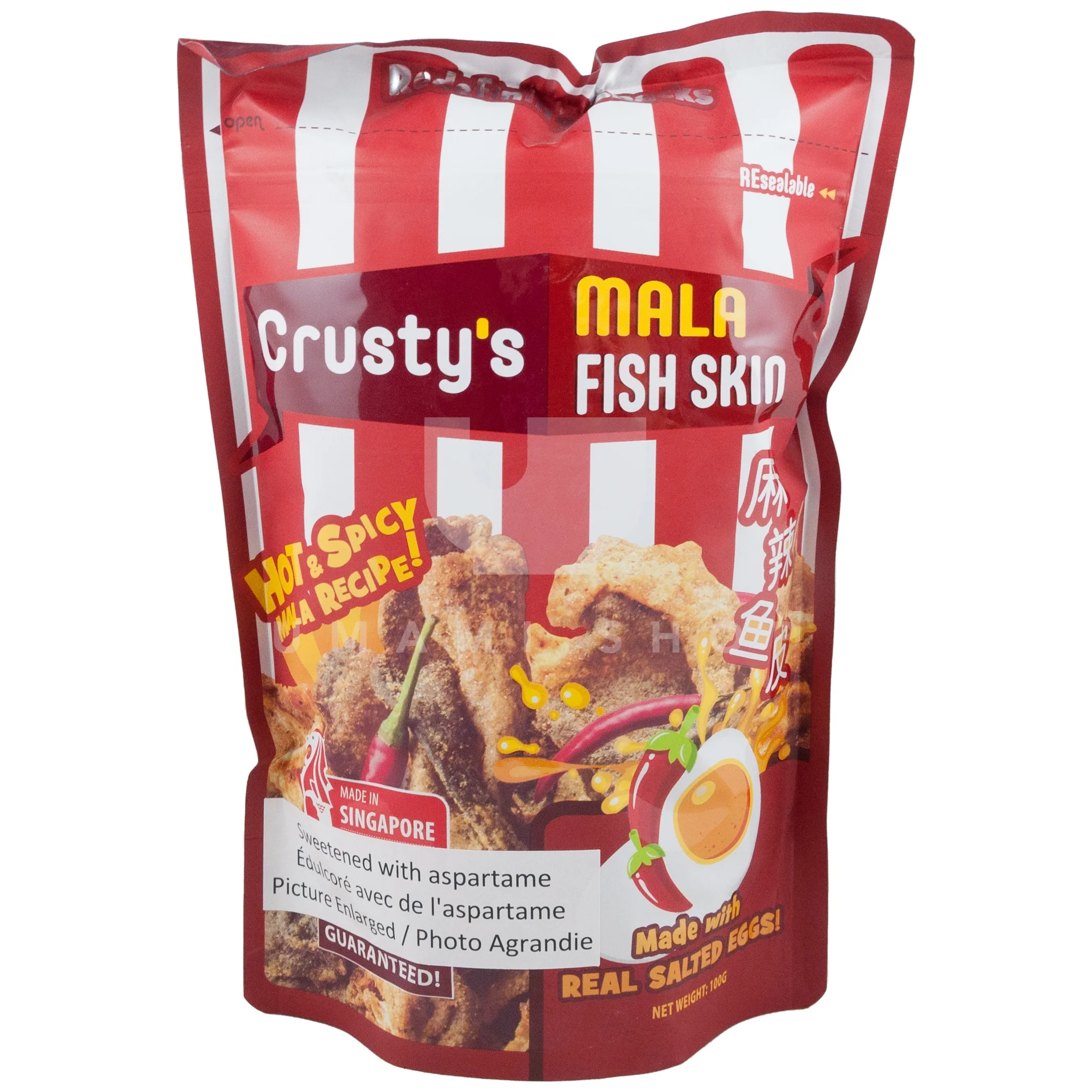 Fish Skin Salted Egg Snack HOT