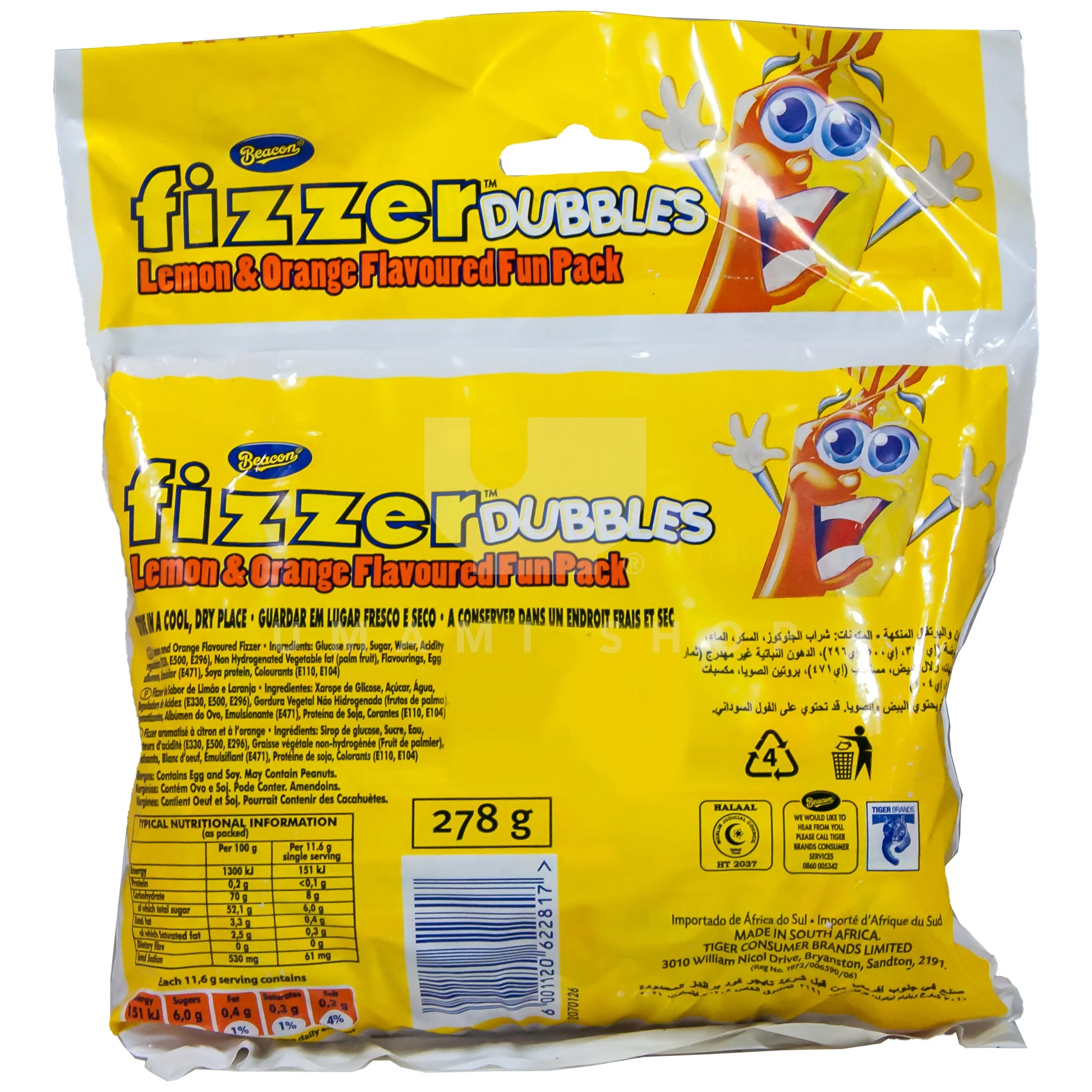 Fizzer Lemon & Orange 24 Pcs - Image 2