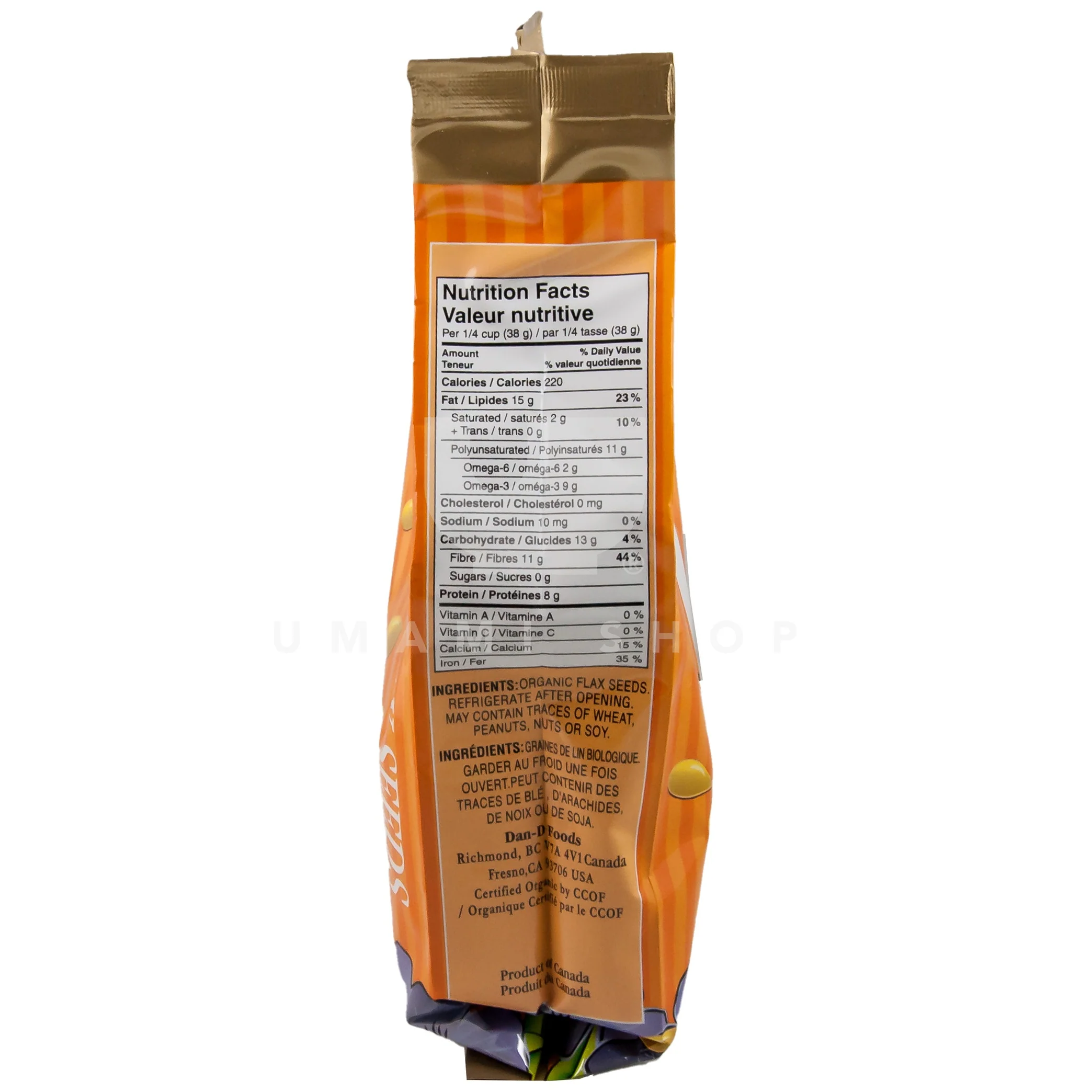 Flax Seed Golden, Organic - Image 2
