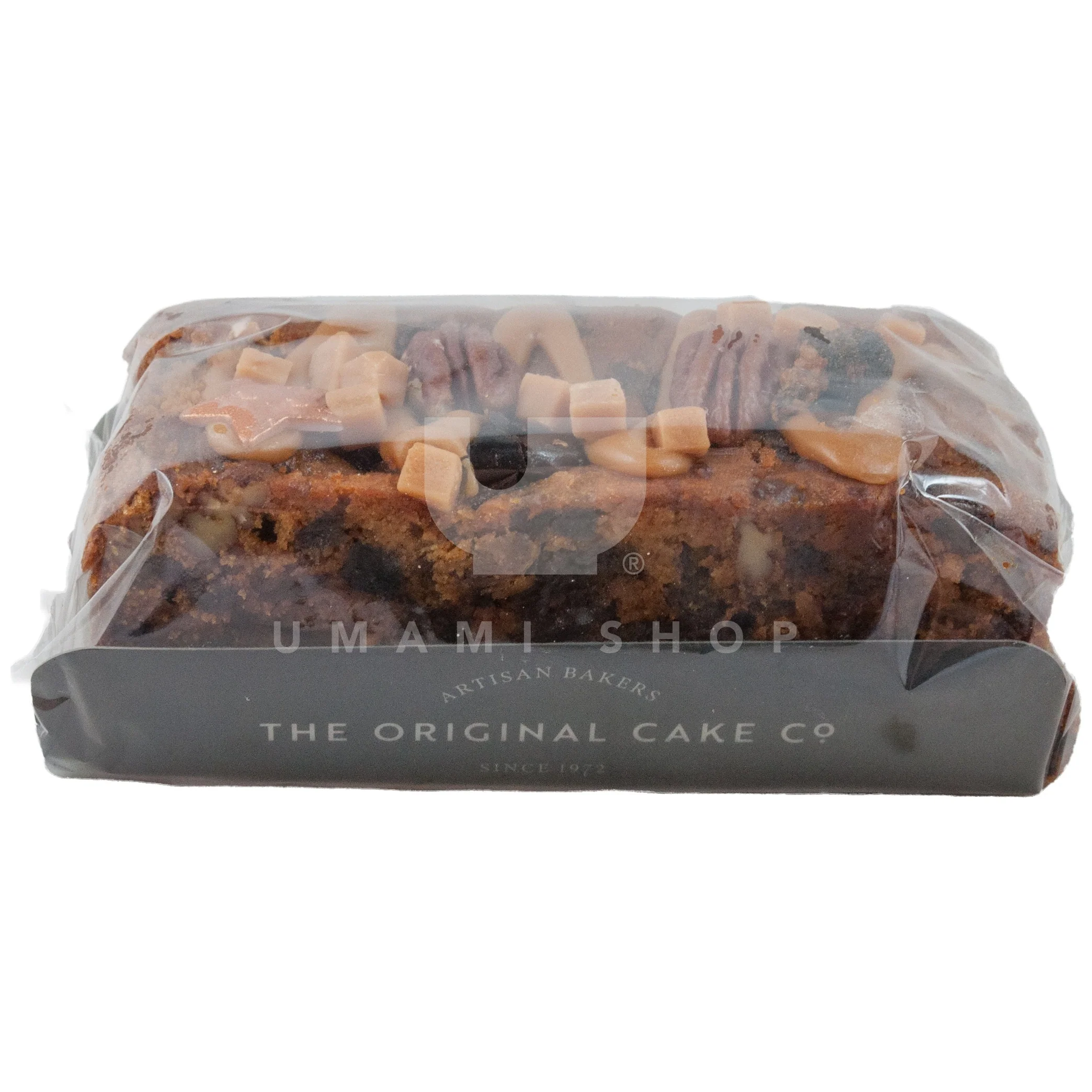 Fruit Cake w/Spiced Rum & Salted Caramel