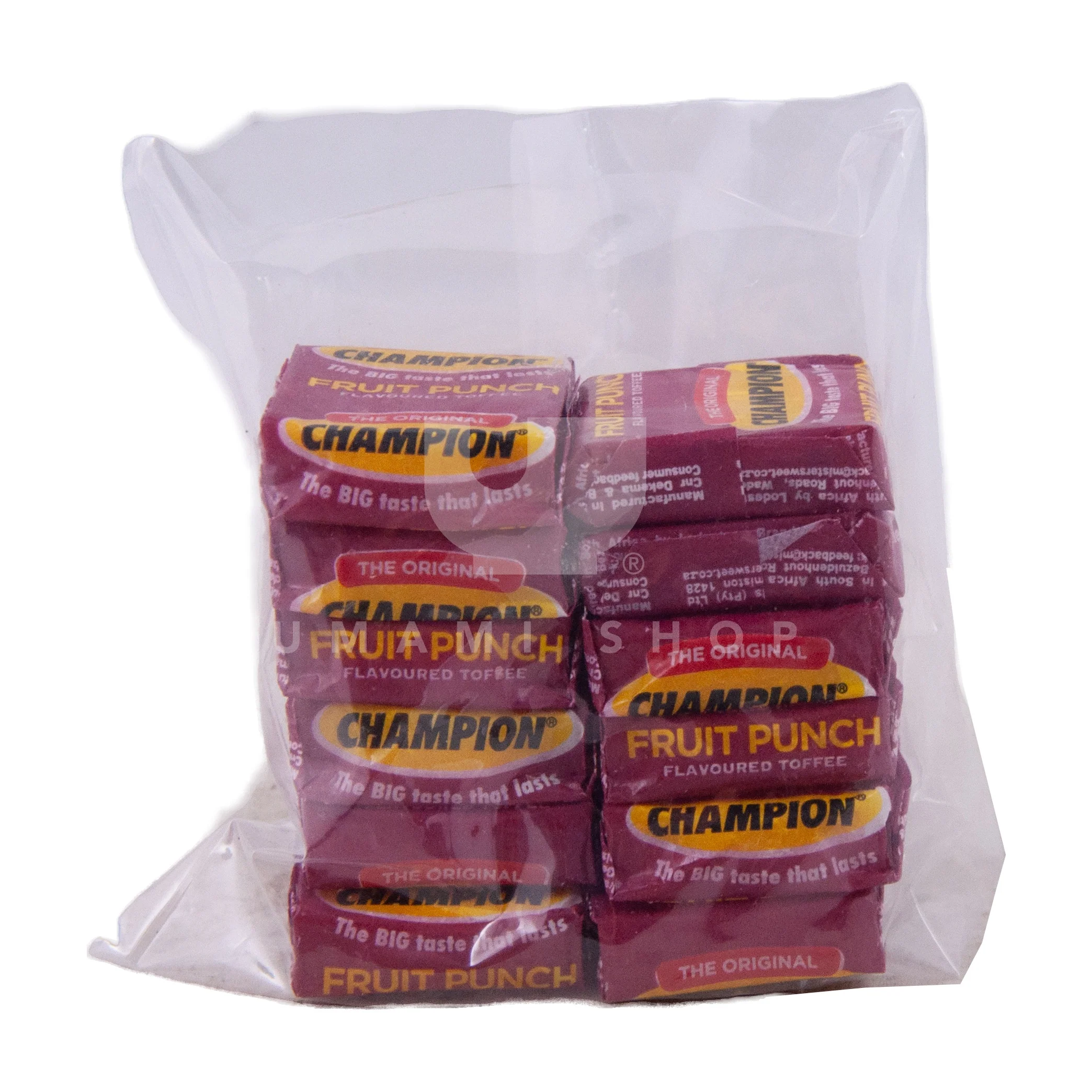 Fruit Punch Toffees (Squares) 12's