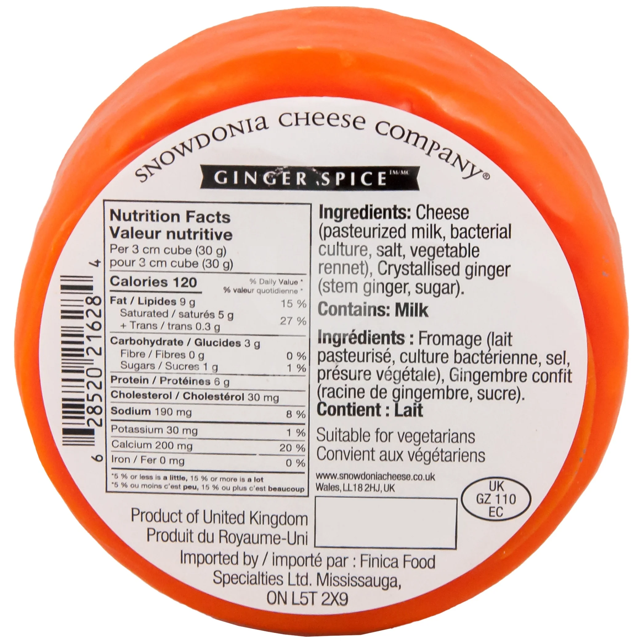 Ginger Spice Cheddar Cheese - Image 2