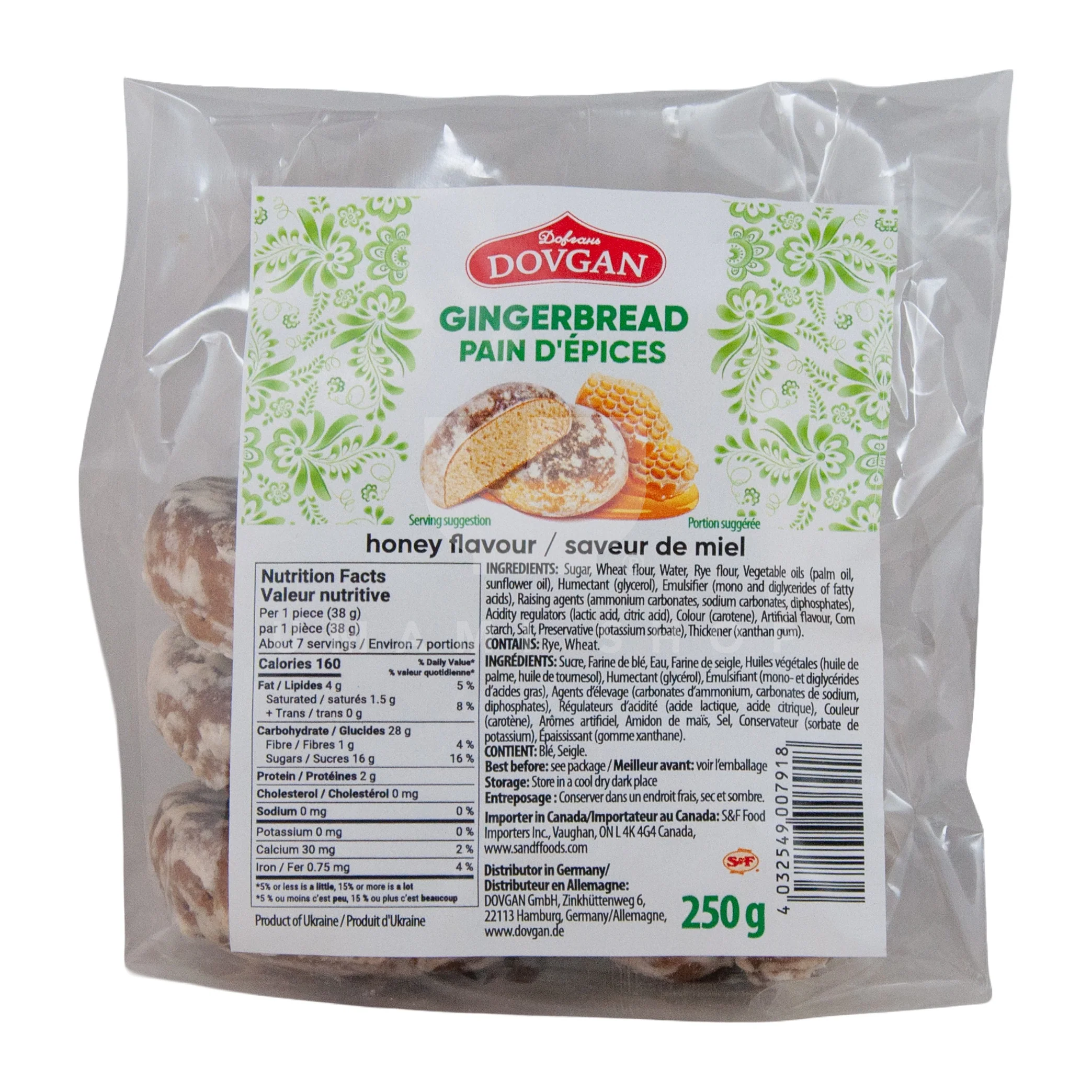 Gingerbread w/Honey Flavor (Ukraine)