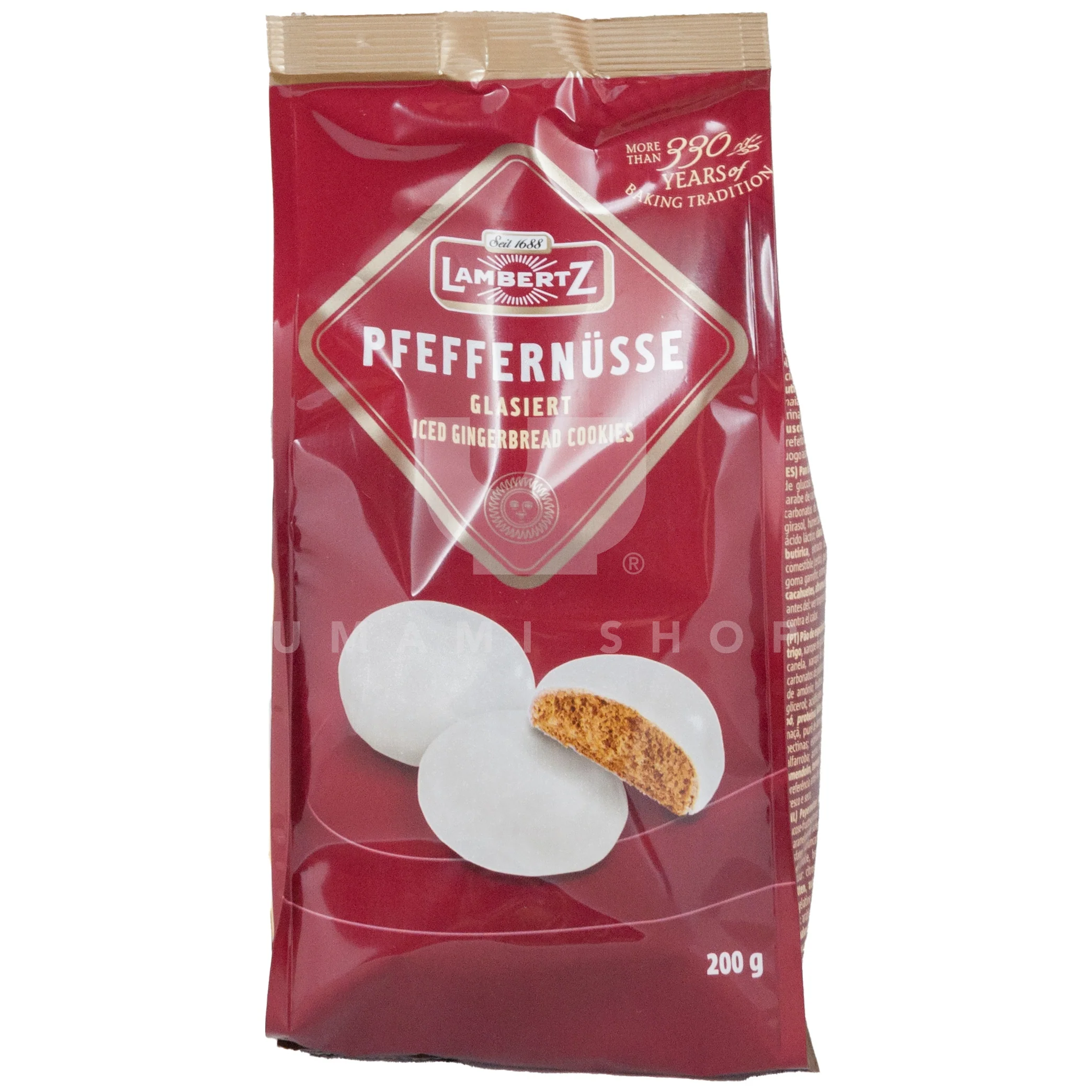 Iced Gingerbread Cookies "Pfeffernuesse"