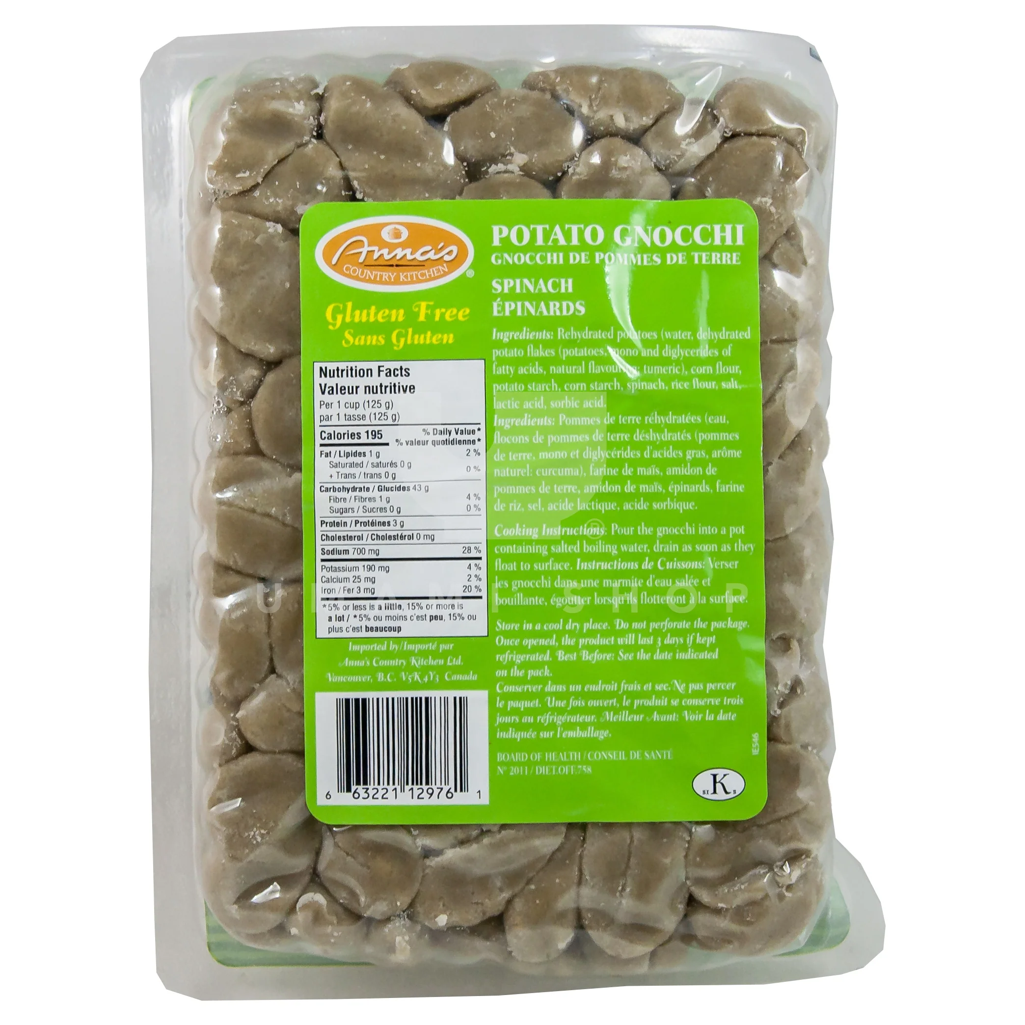 Gnocchi Spinach (GF) - Image 2