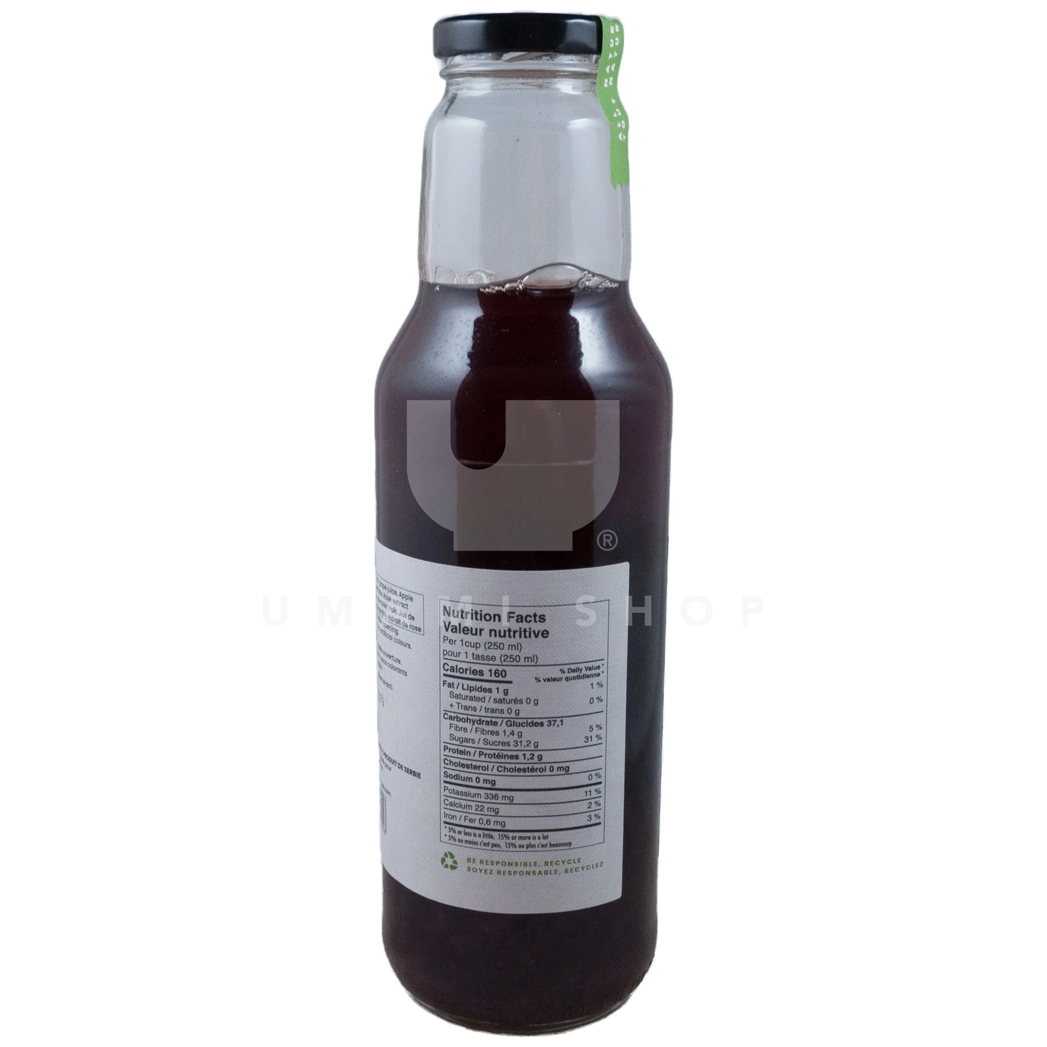 Grape Apple Juice (Glass) - Image 2