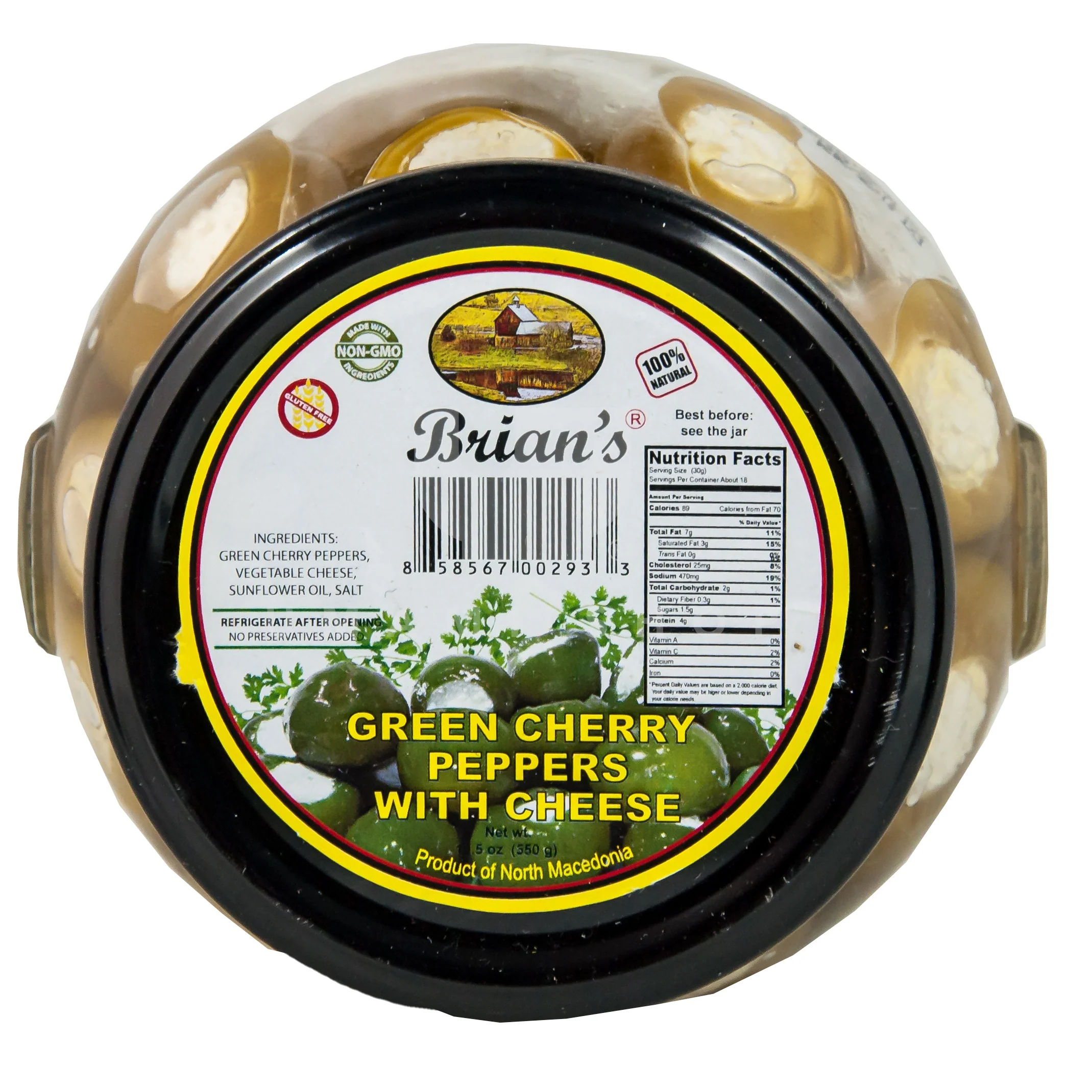 Green Cherry Peppers w/Cheese - Image 2