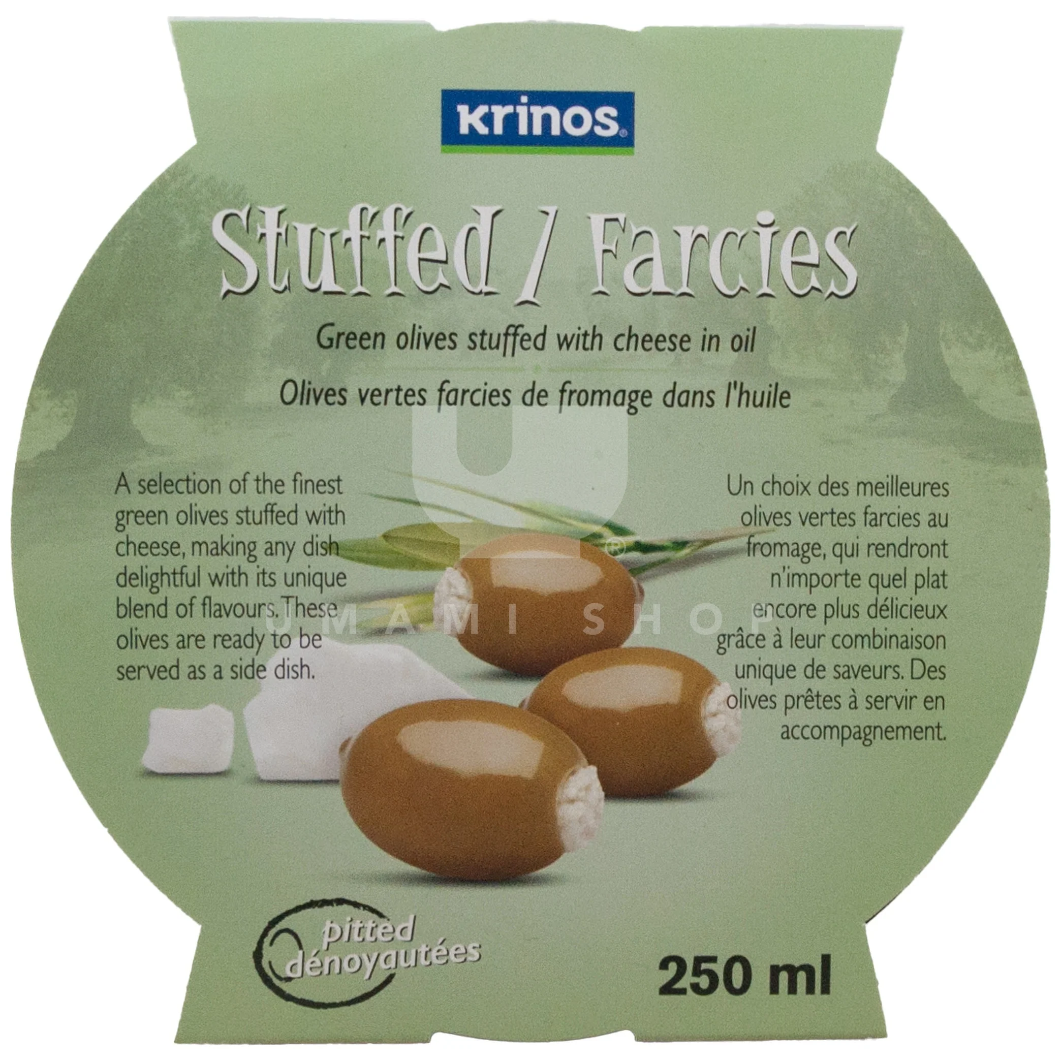 Green Olives Stuffed w/Feta Cheese