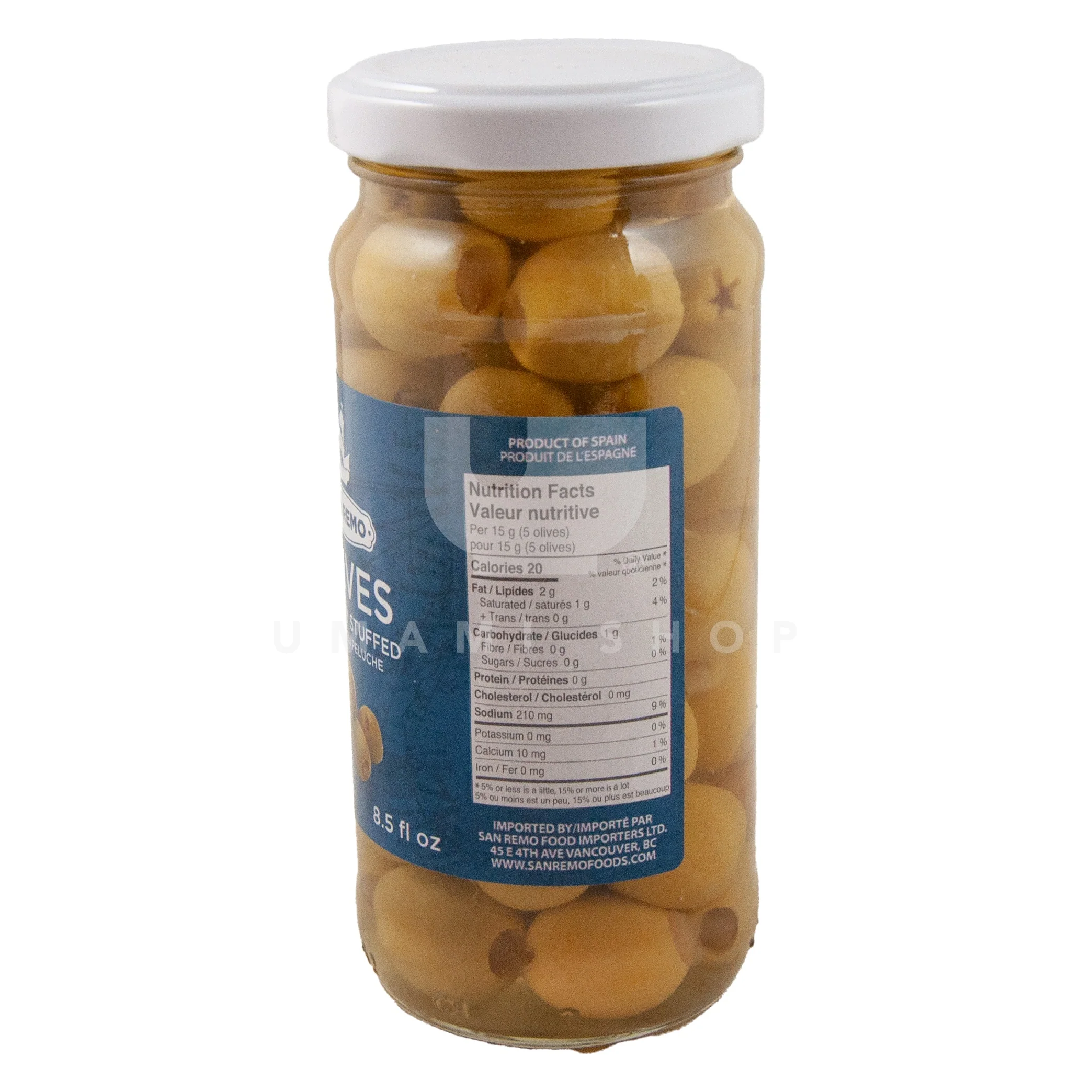 Green Olives w/ Anchovy Paste (Jar) - Image 2