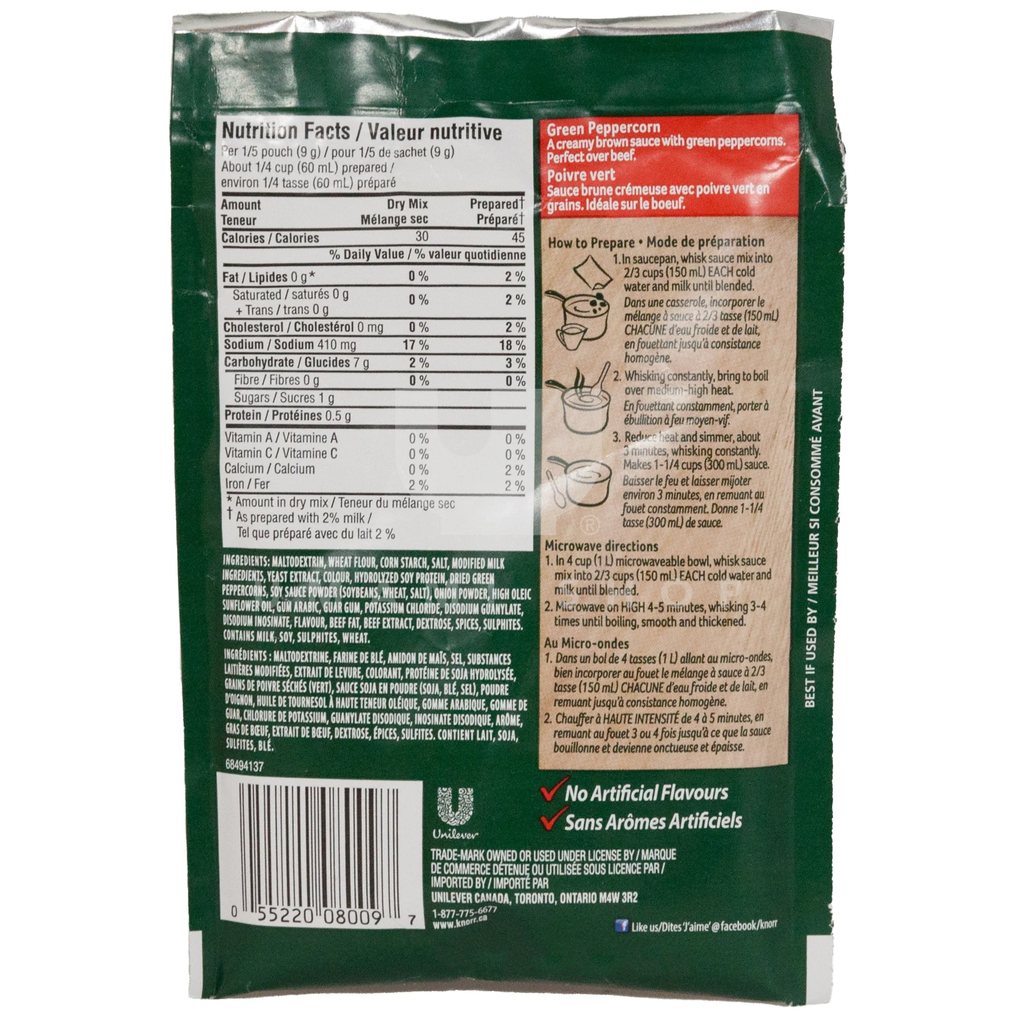Green Peppercorn Sauce Mix - Image 2