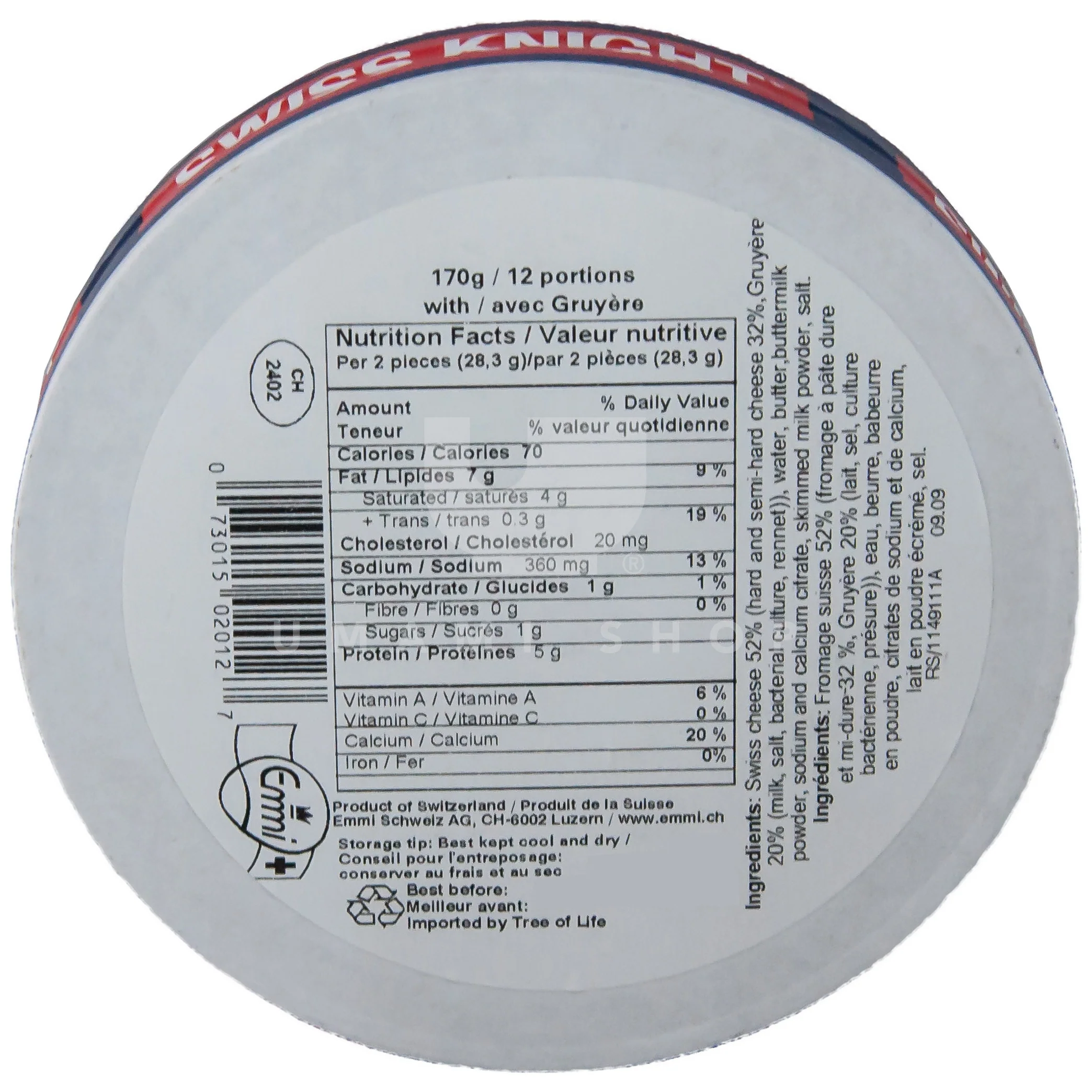 Gruyere Cheese (Spread) 12xPortions - Image 2