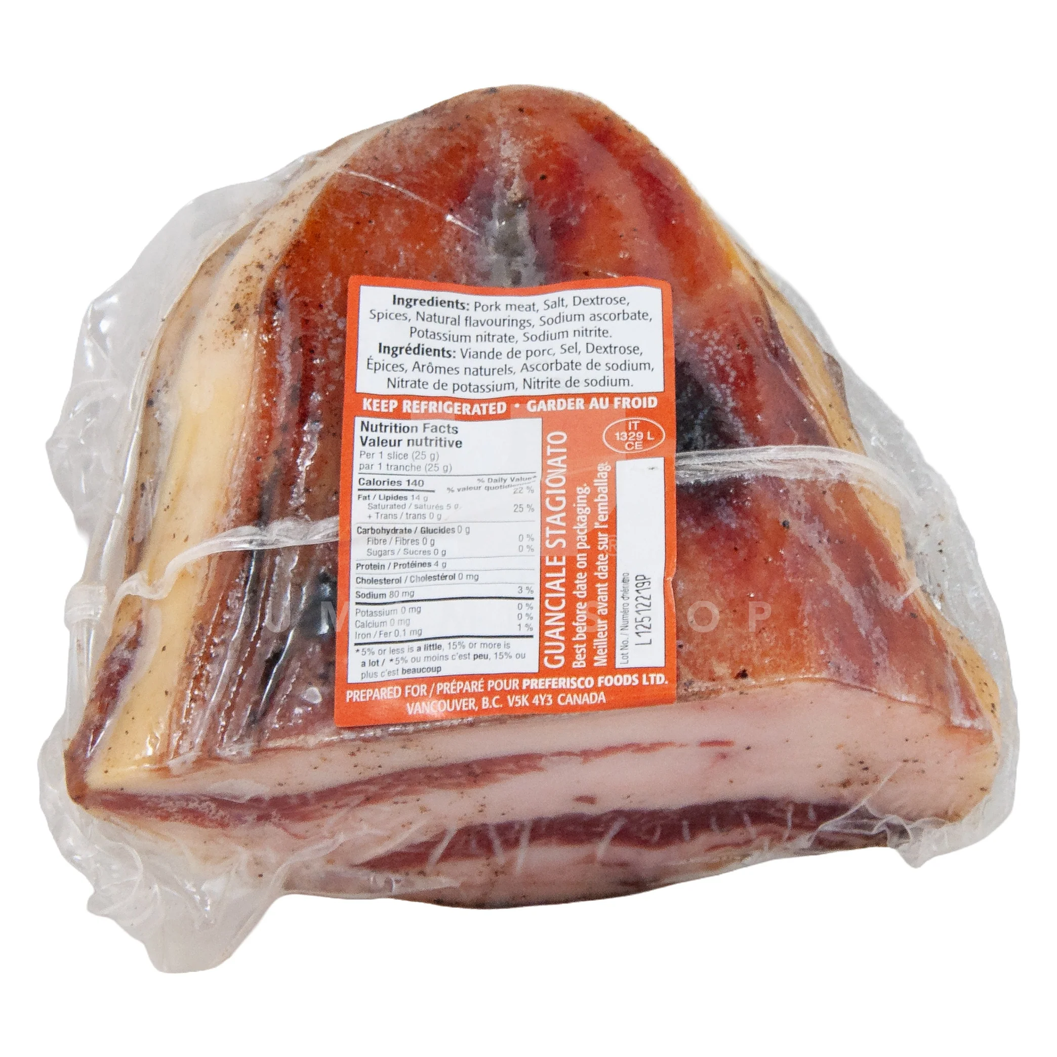 Guanciale Stagionato (from Italy) - Image 2
