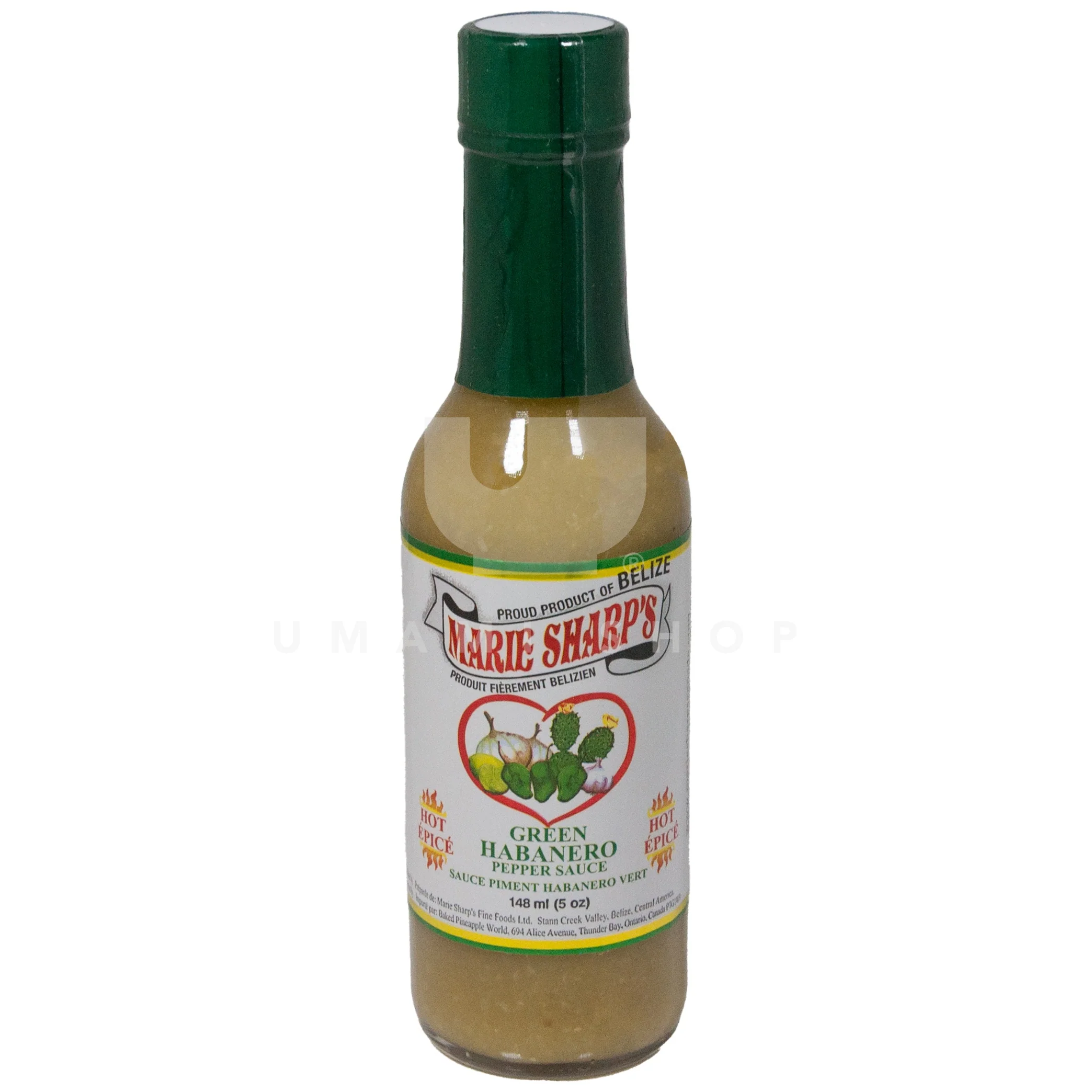 Habanero Pepper Sauce Cactus "Green Vert"