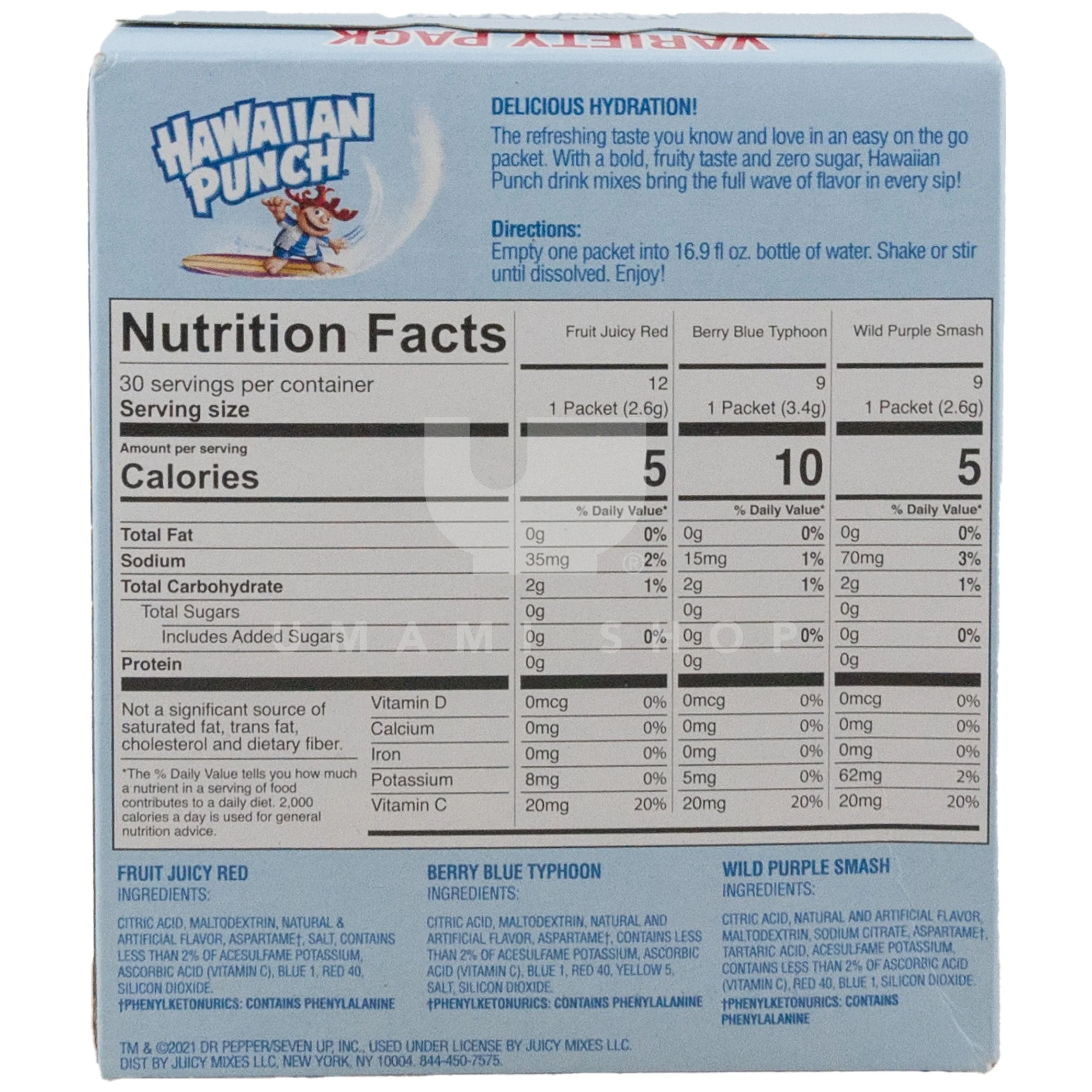 Hawaiian Punch Drink Mix (Variety 30xPack) - Image 2