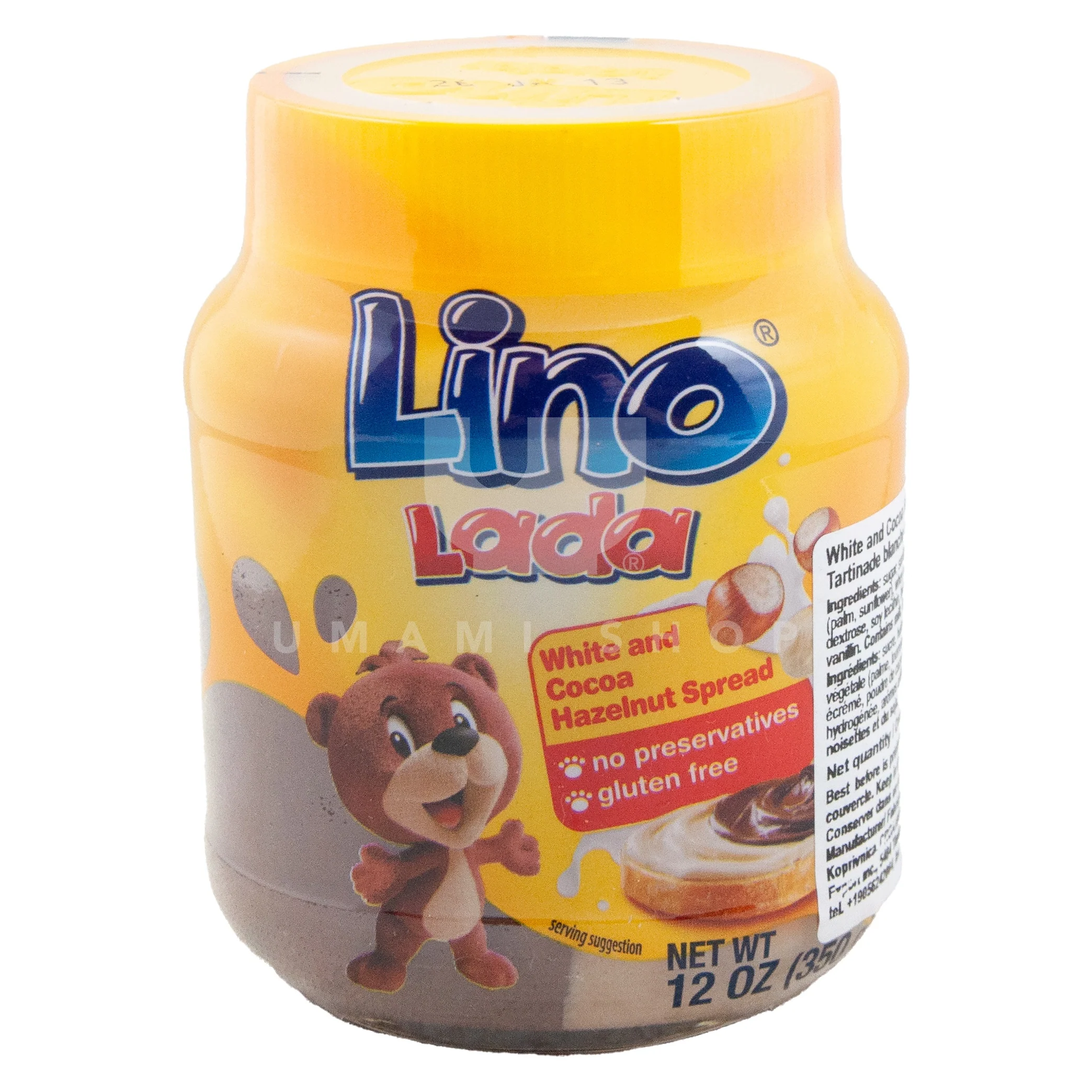 Lino Lada Duo Hazelnut Spread (White & Cocoa)