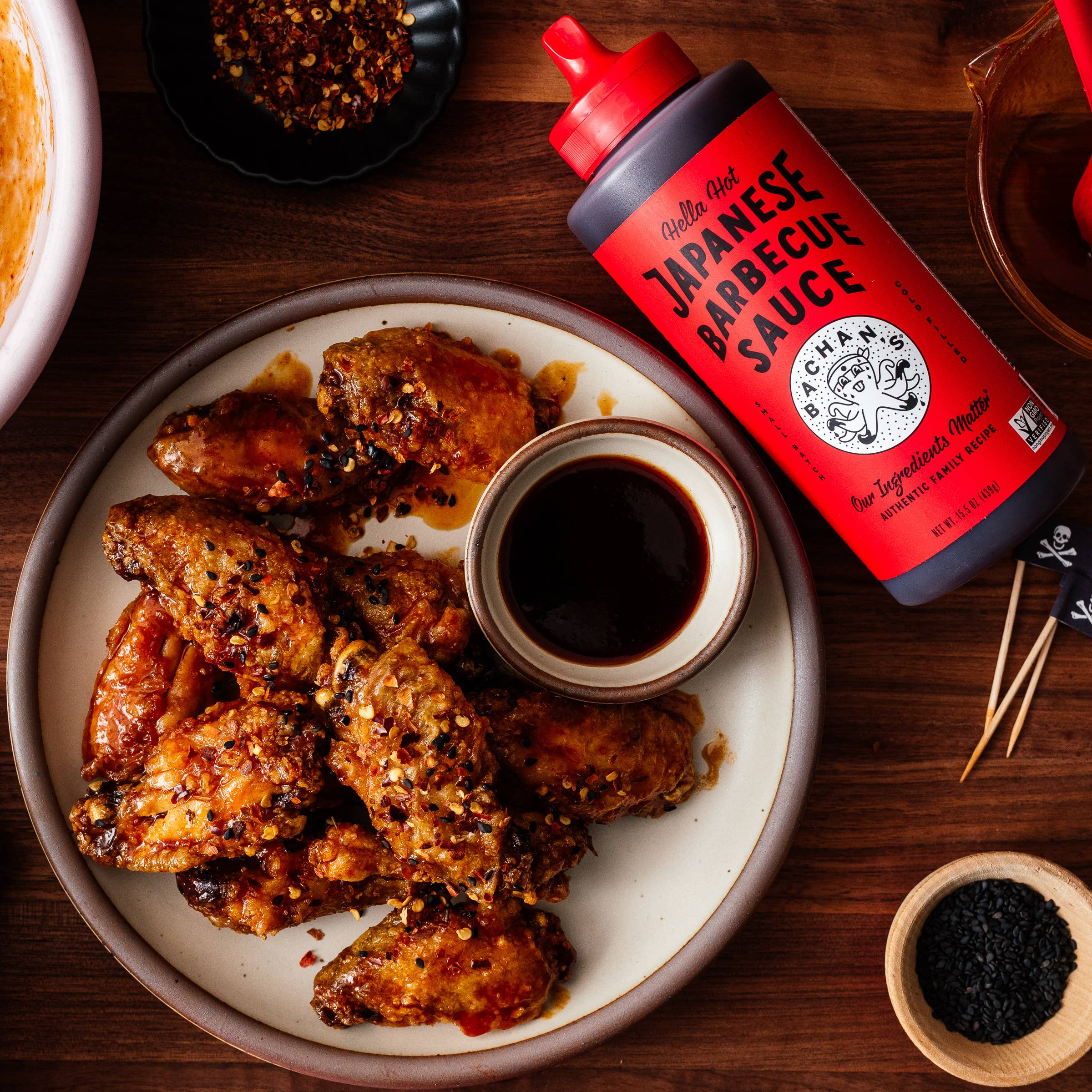 Hella Hot Japanese Barbecue Sauce, 15.5oz - Image 4