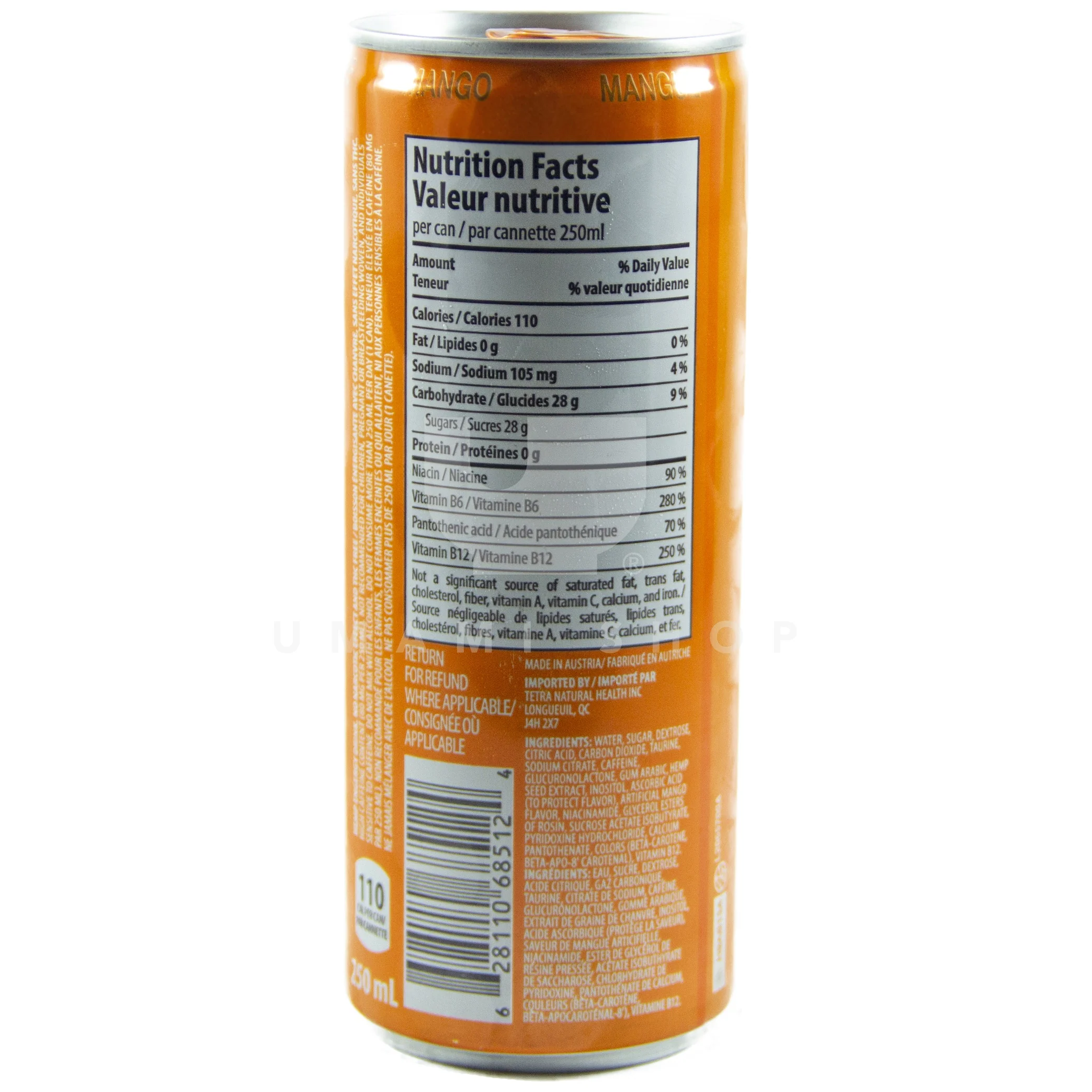 Hemp Enery Drink Mango - Image 2