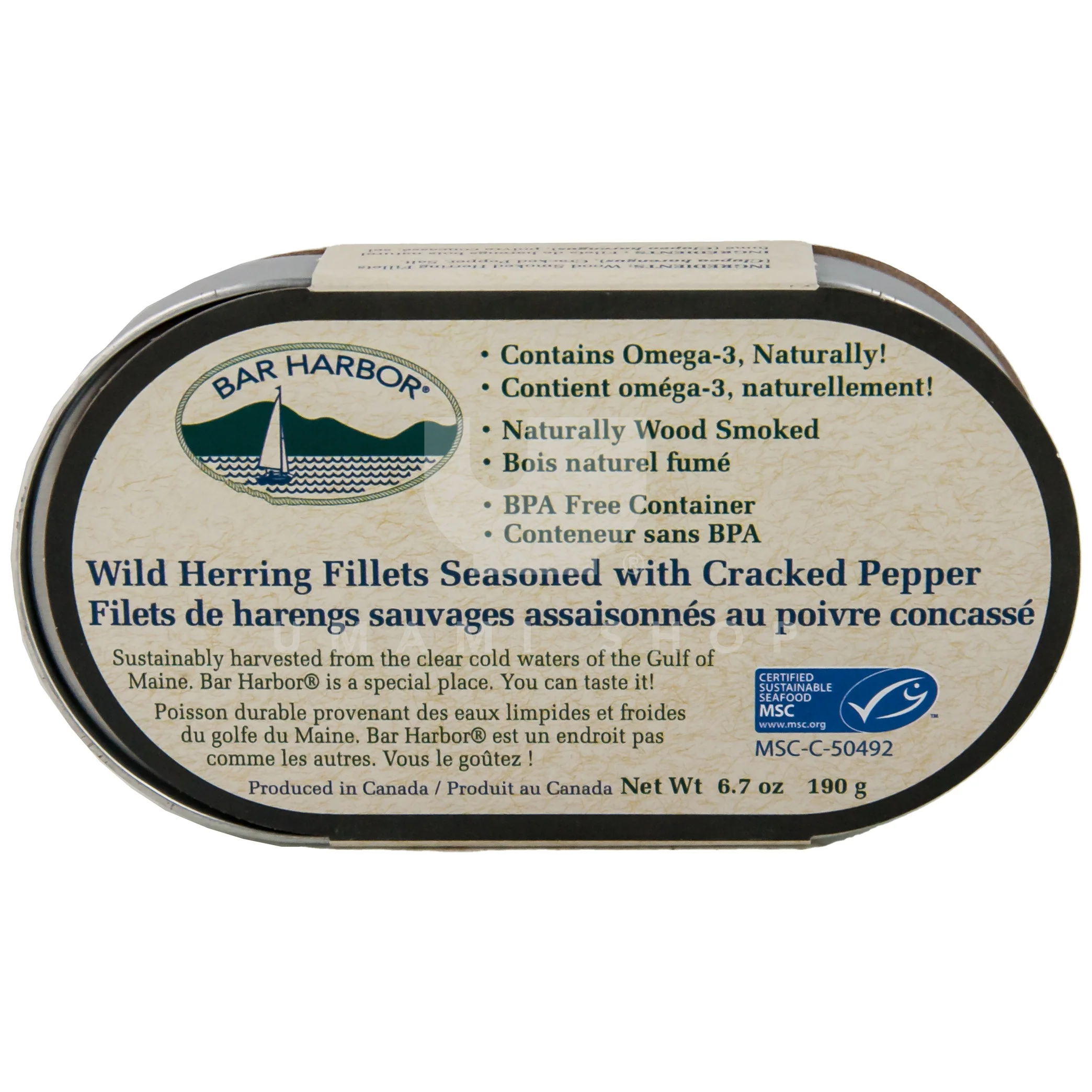 Herring Fillet w/ Cracked Pepper