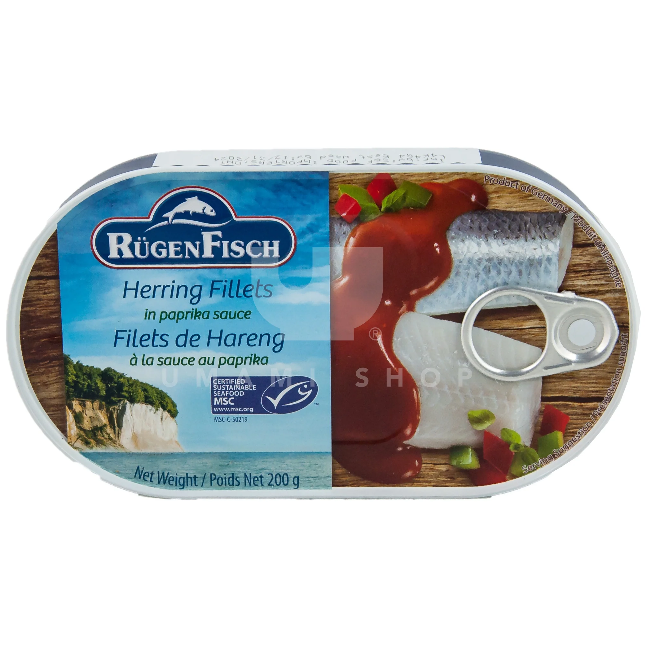 Herring Fillets Paprika Sauce