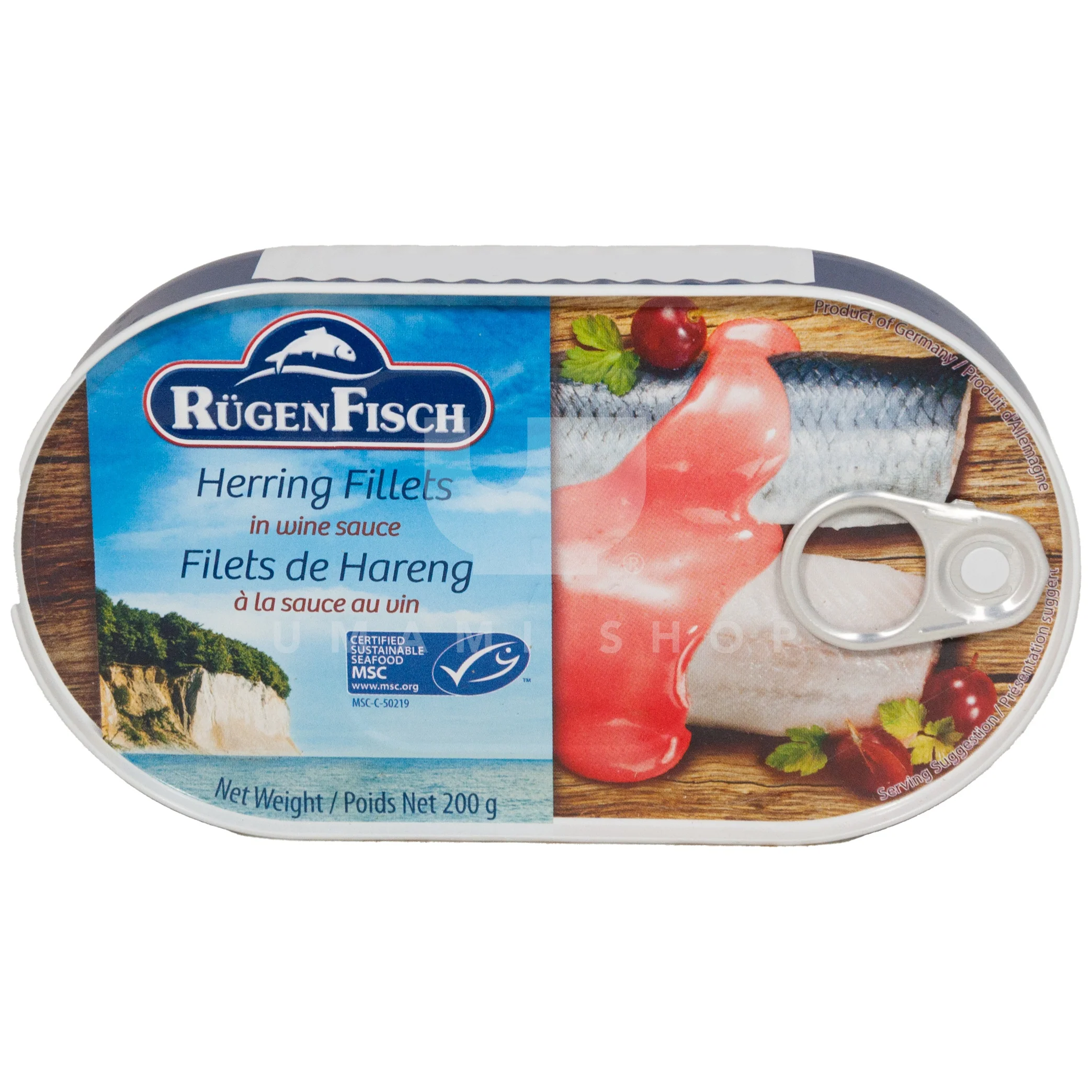 Herring Fillets Wine Sauce