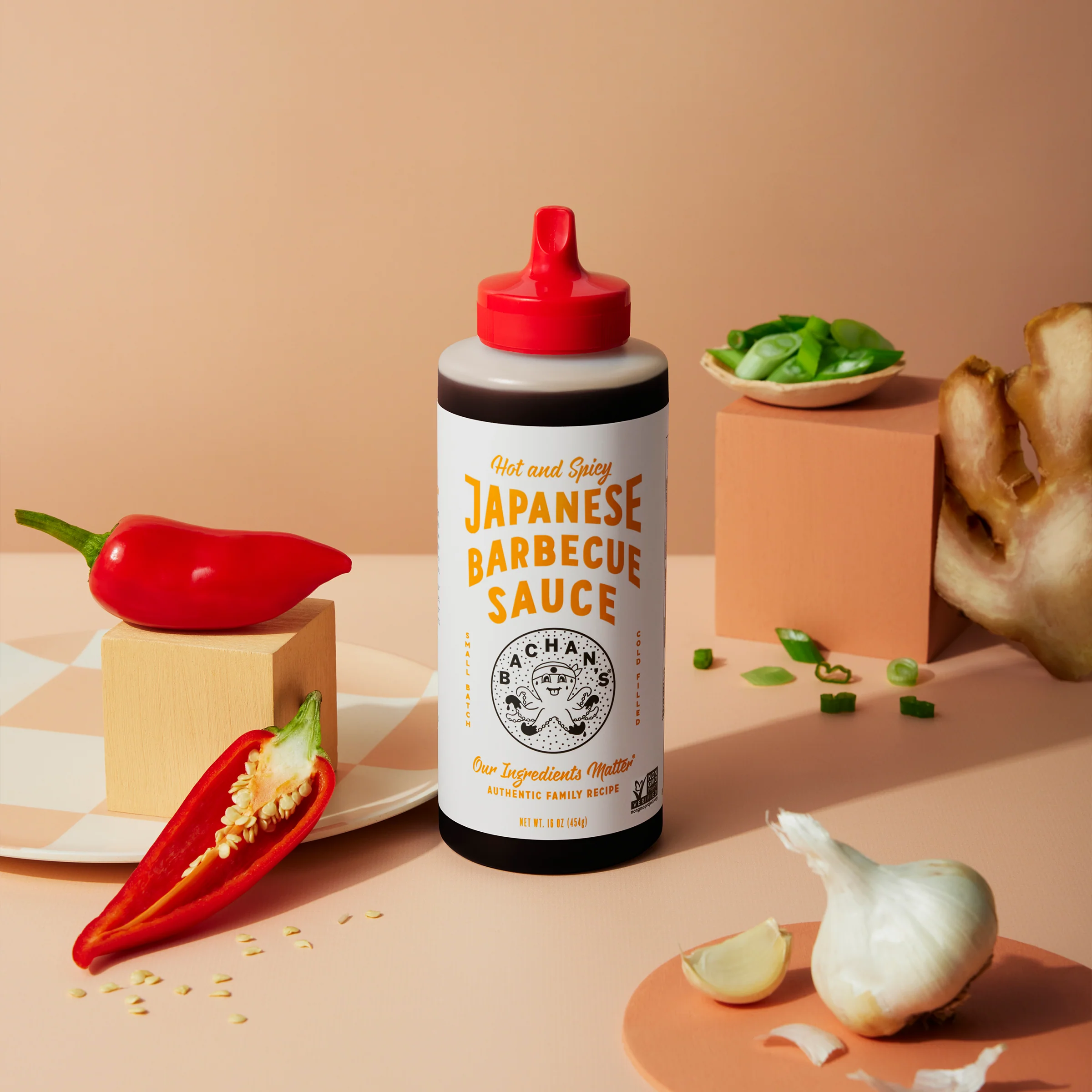 Hot and Spicy Japanese Barbecue Sauce, 16oz - Image 2