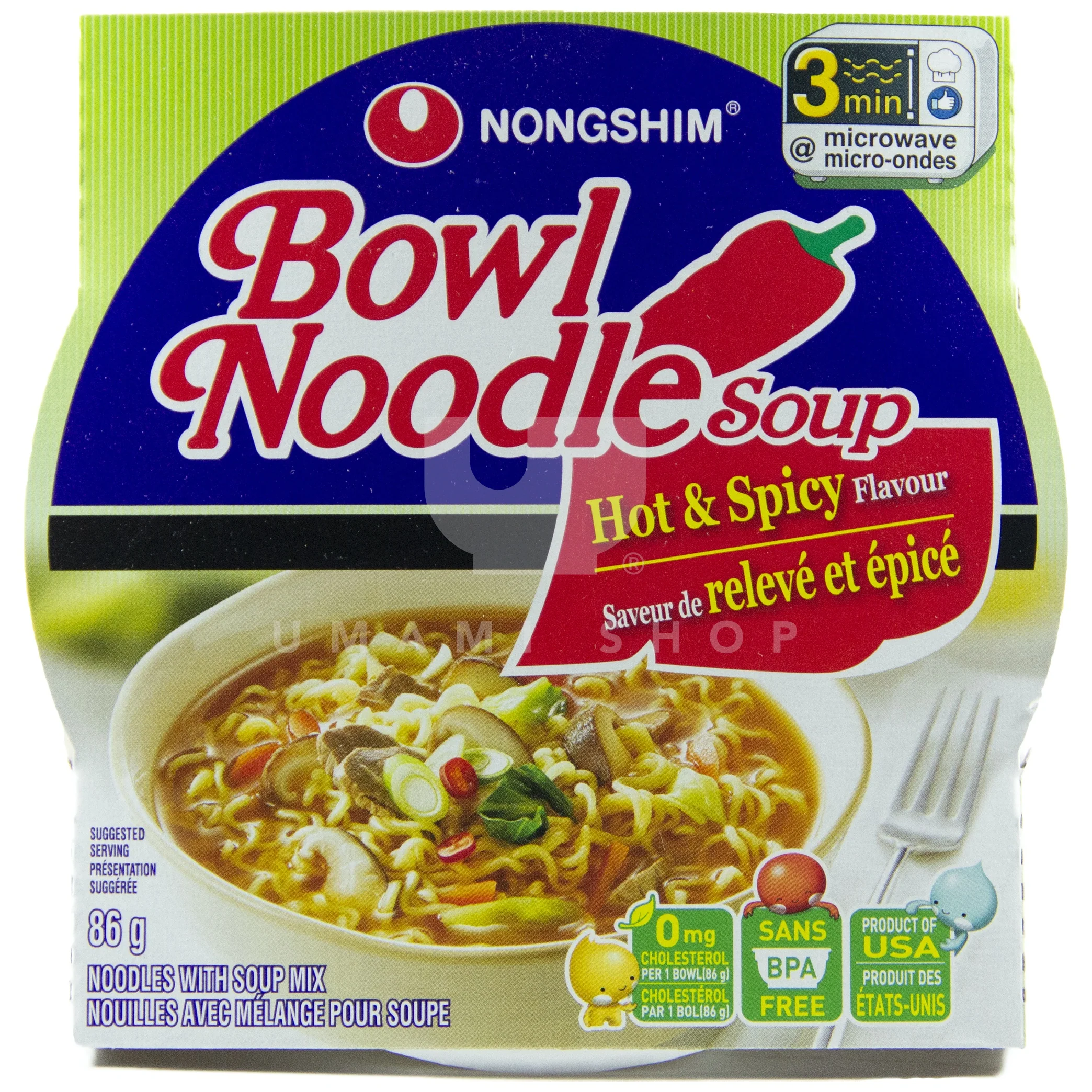 Hot & Spicy Noodle Bowl