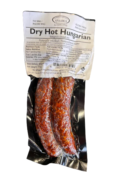 Hungarian Sausage Dry Hot 2Pcs