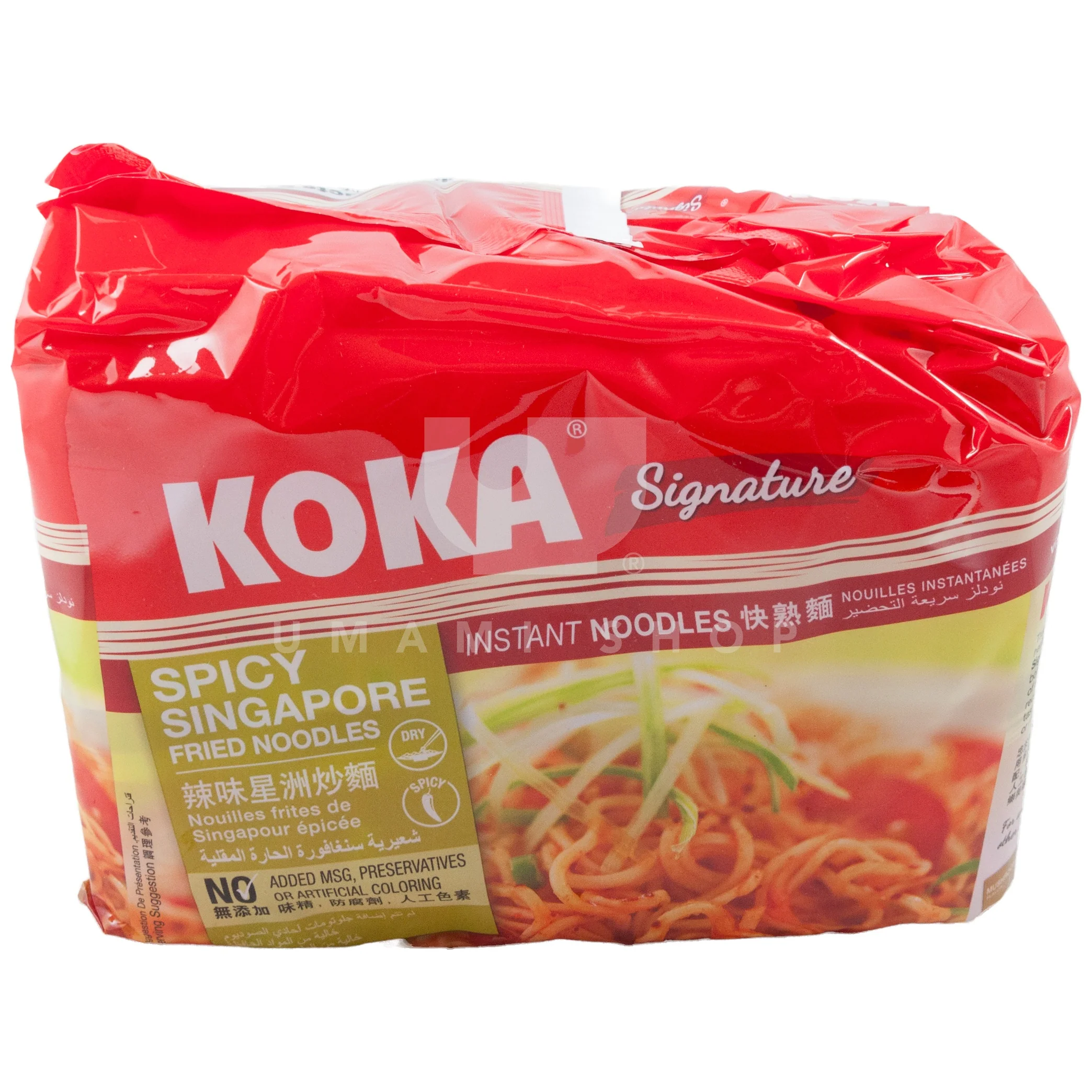 Instant Fried Noodles Spicy (No MSG)