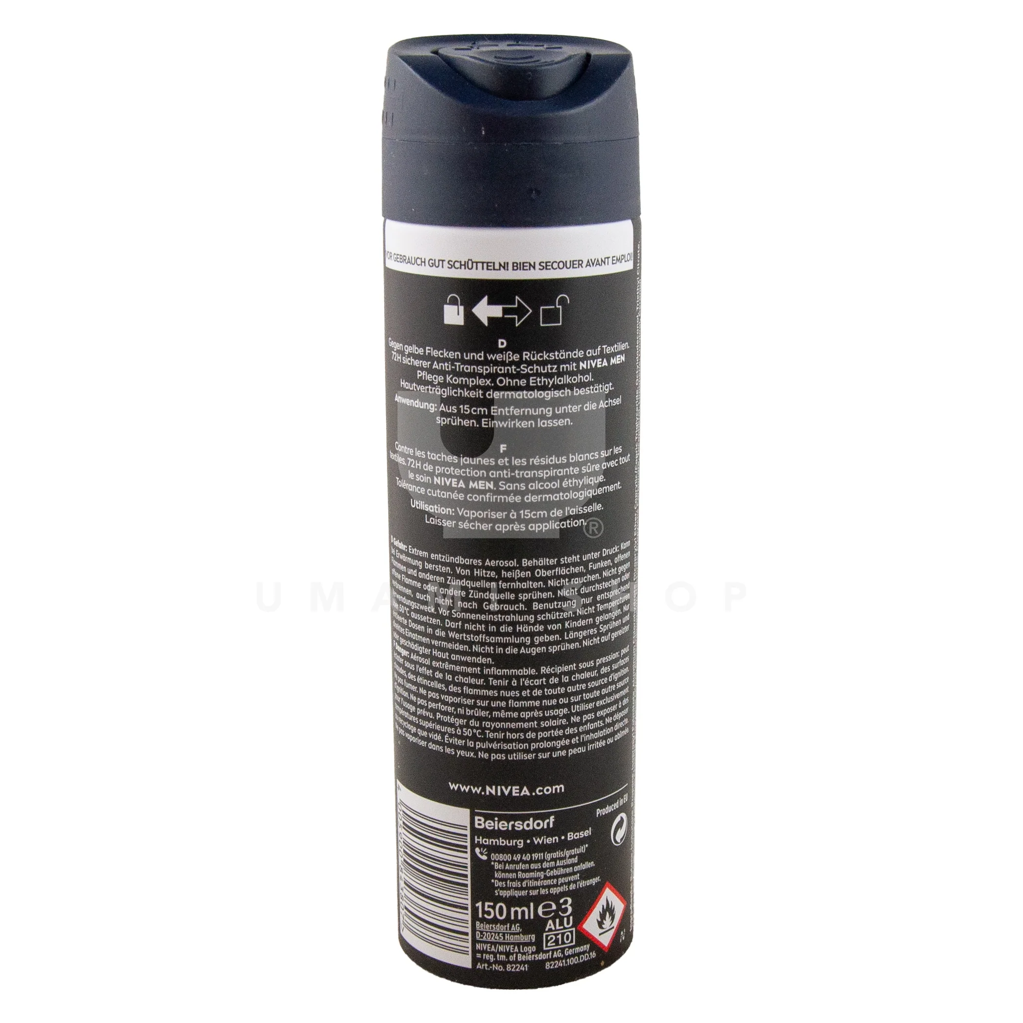 Men Deodorant Black & White - Image 2
