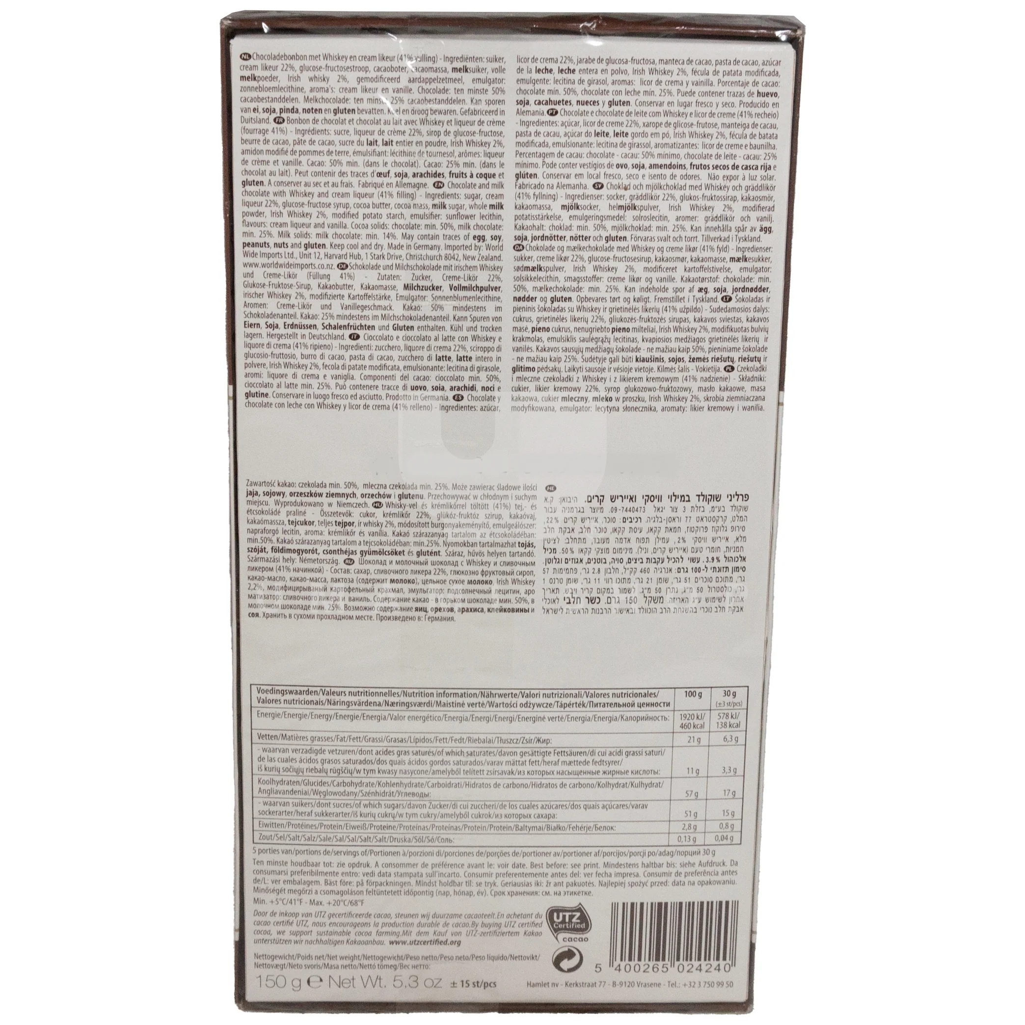 Irish Whisky & Cream Chocolate - Image 2