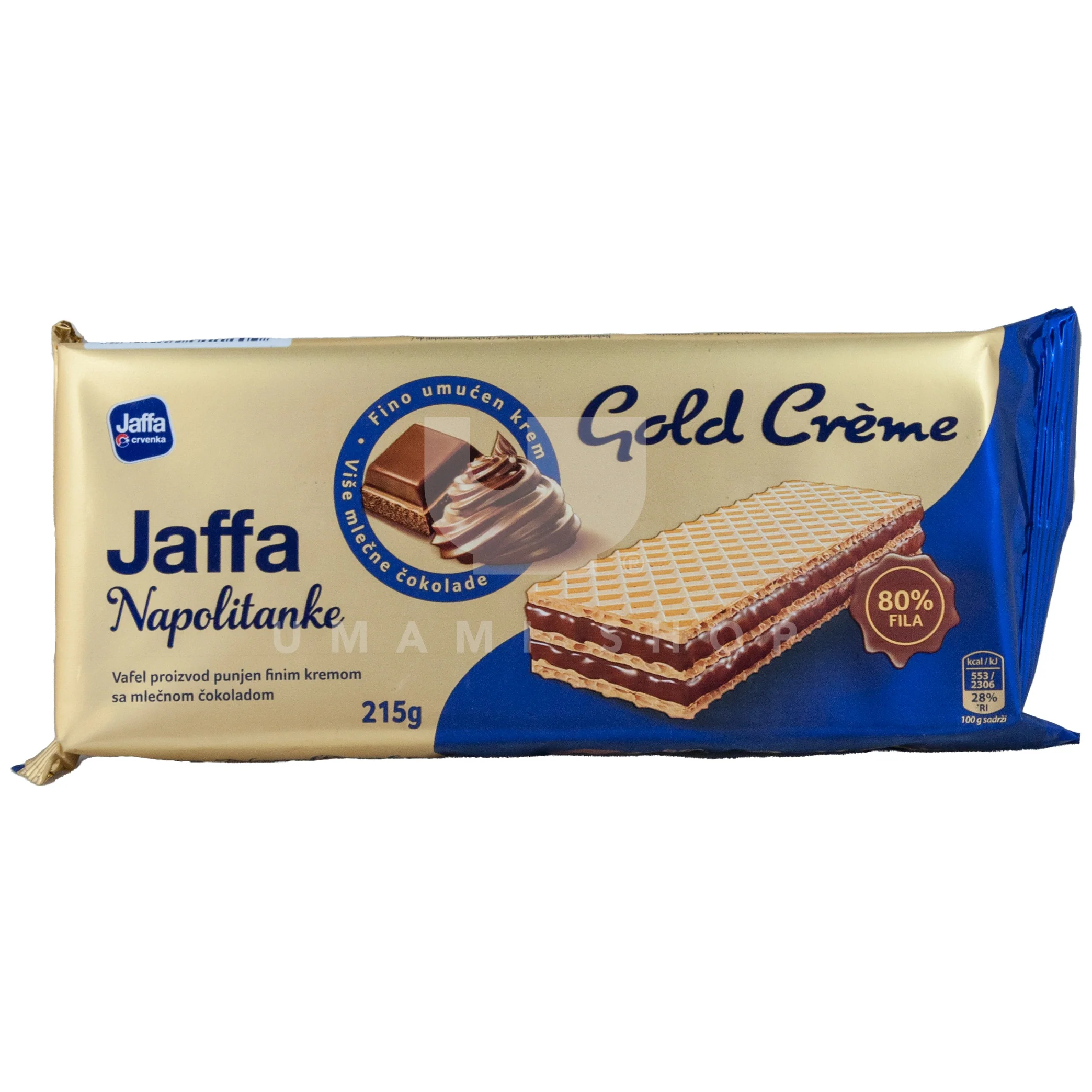 Jaffa Napolitanke (Gold Creme)