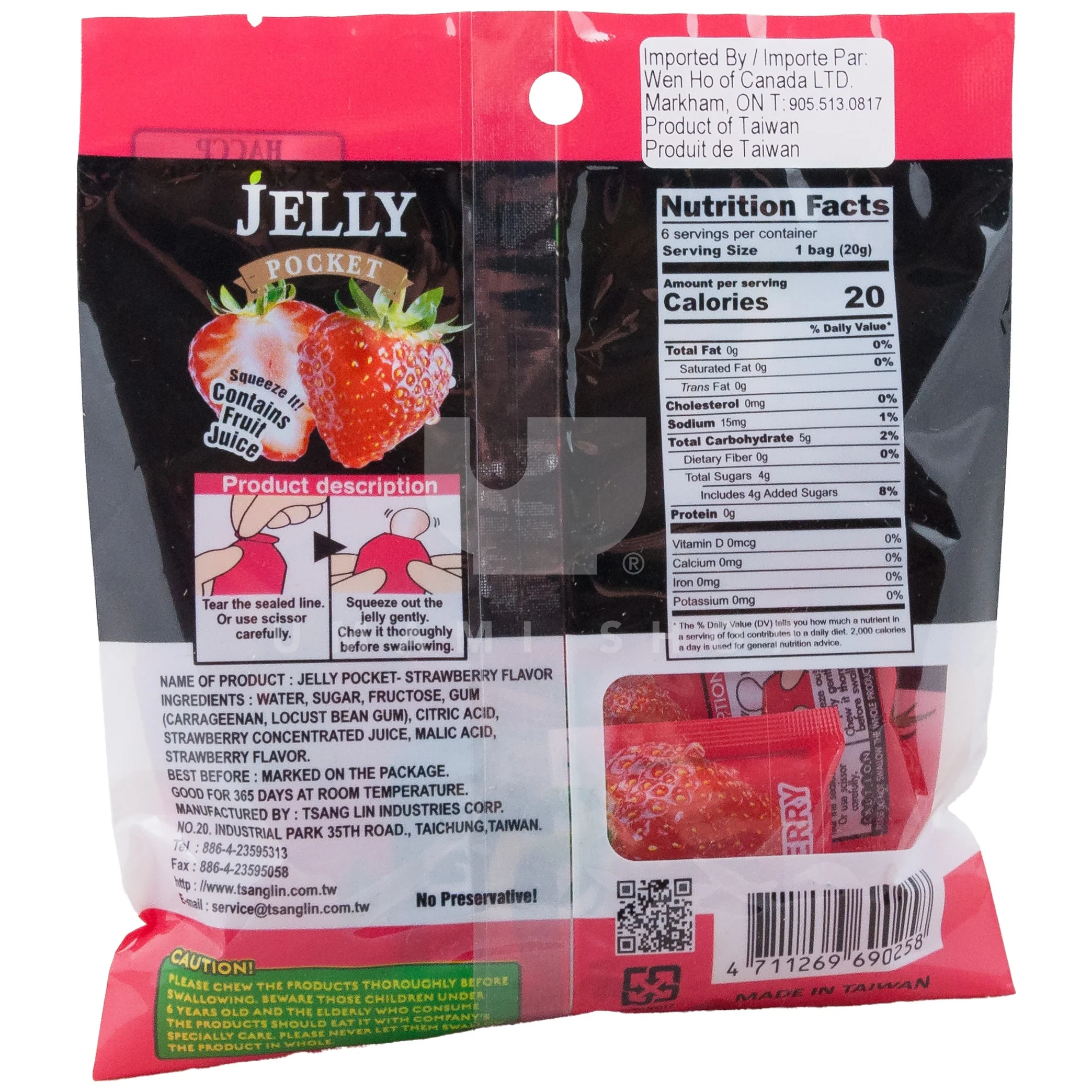 Jelly Pocket Strawberry - Image 2