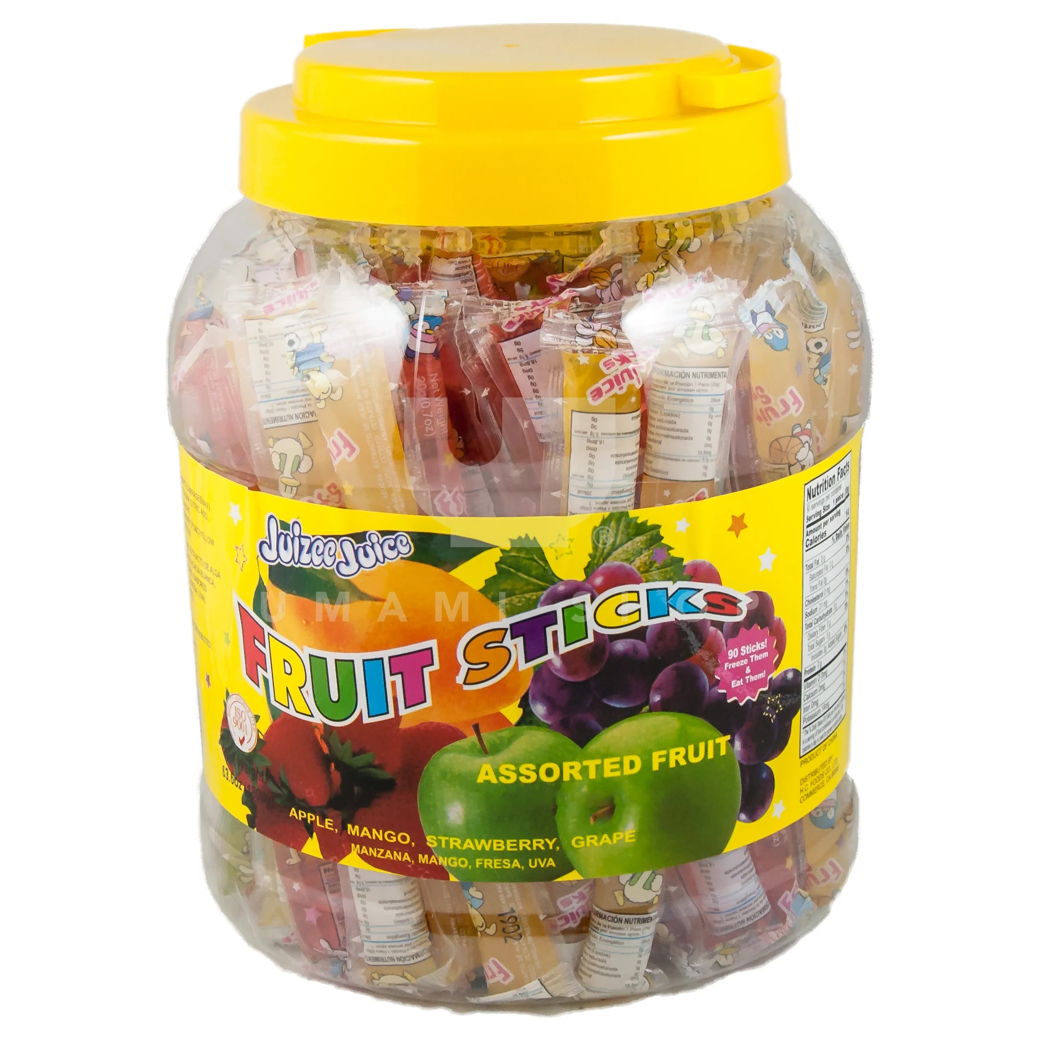 Jelly Straw Assorted in Jar