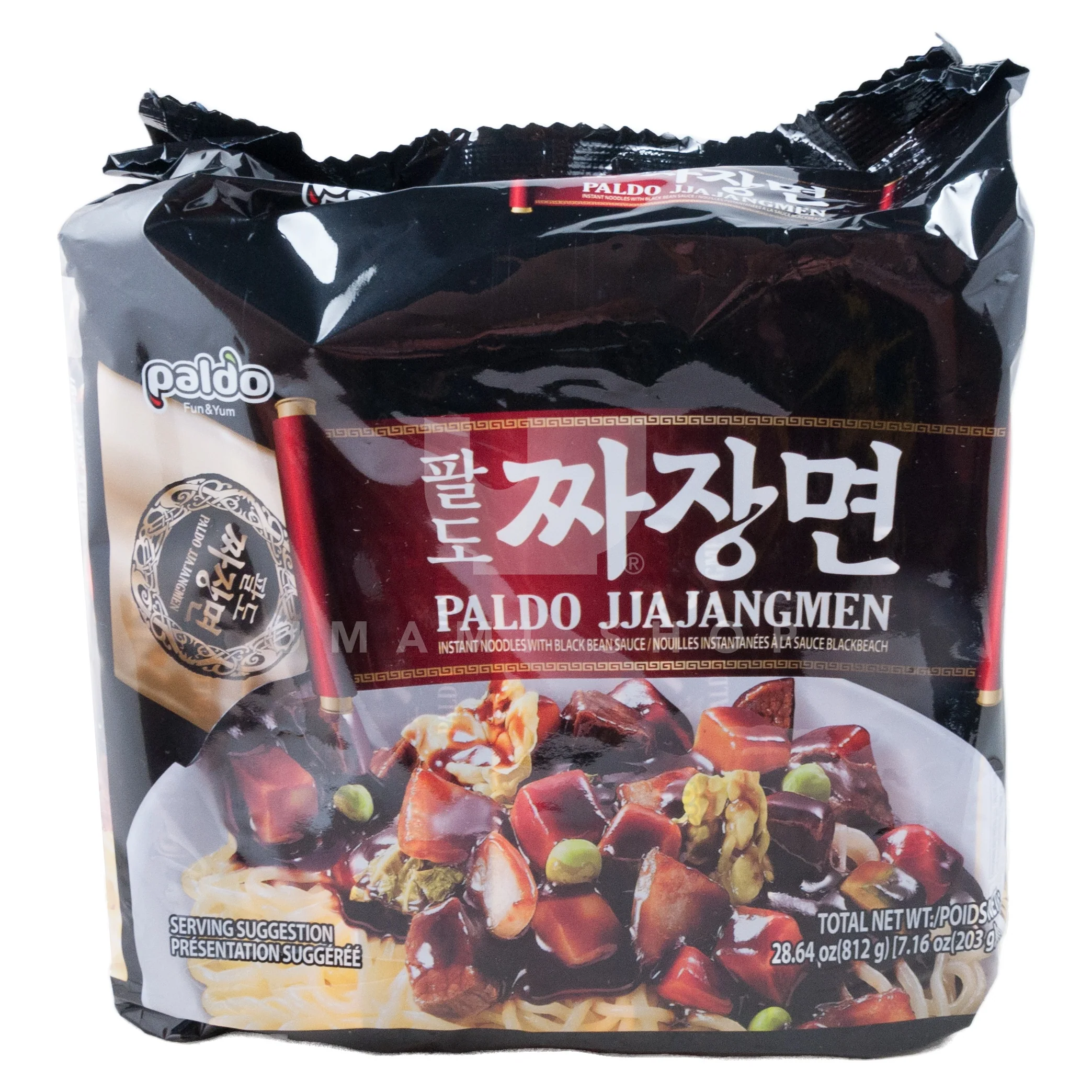 Jjajang Men PREMIUM Ramen Noodle (4Pack)