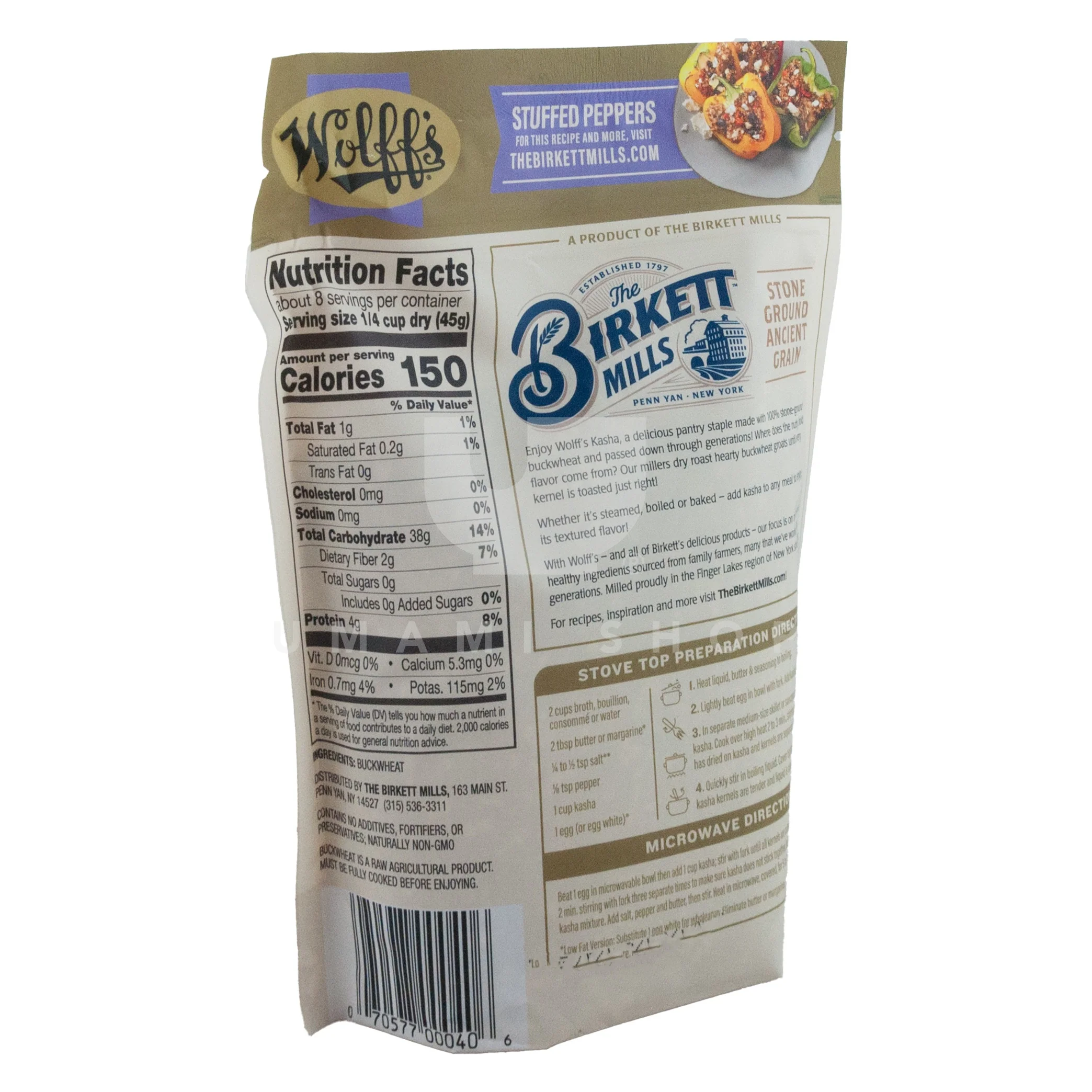 Kasha Coarse 100% Roasted Buckwheat (GF) - Image 2