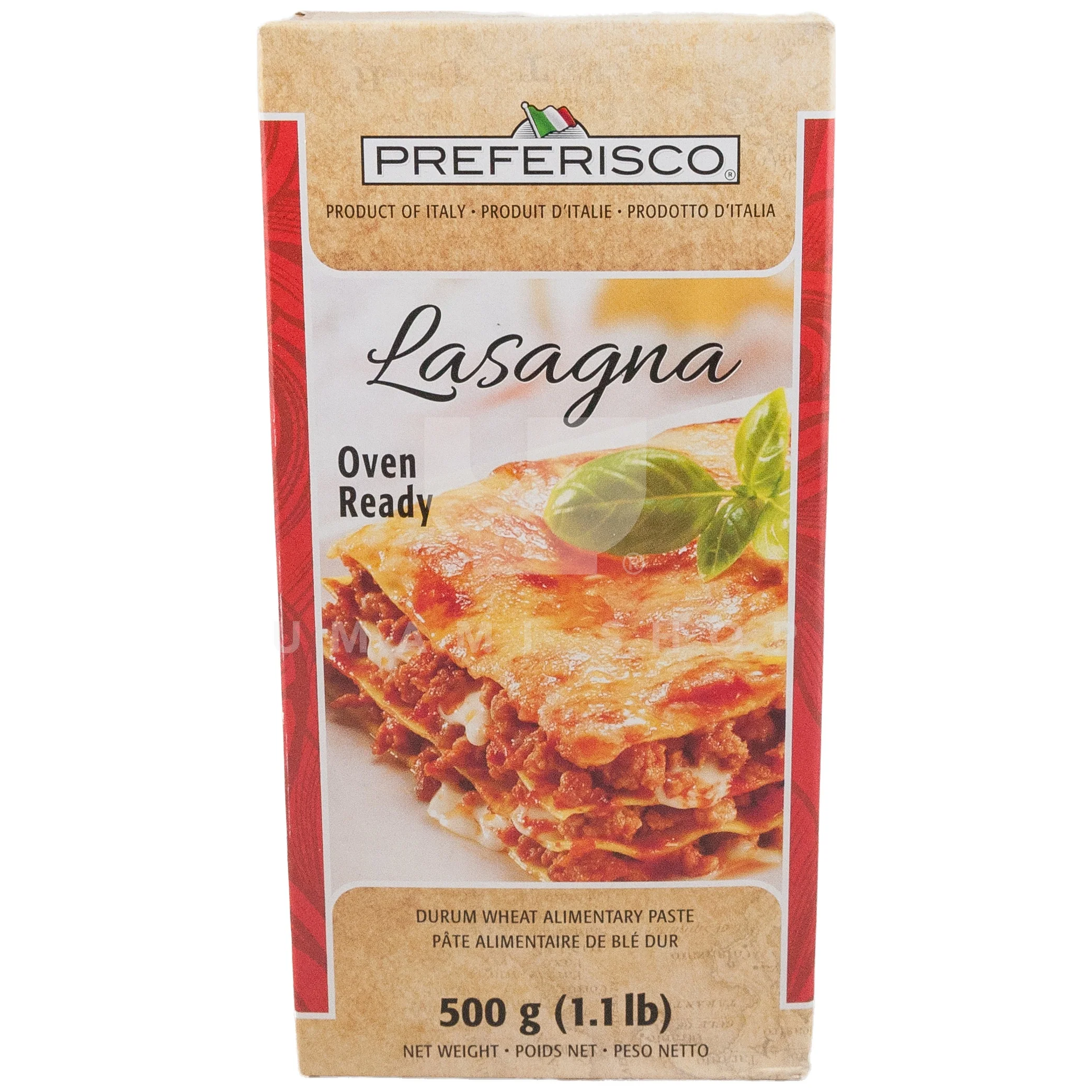 Lasagne Oven Ready 1.1lb