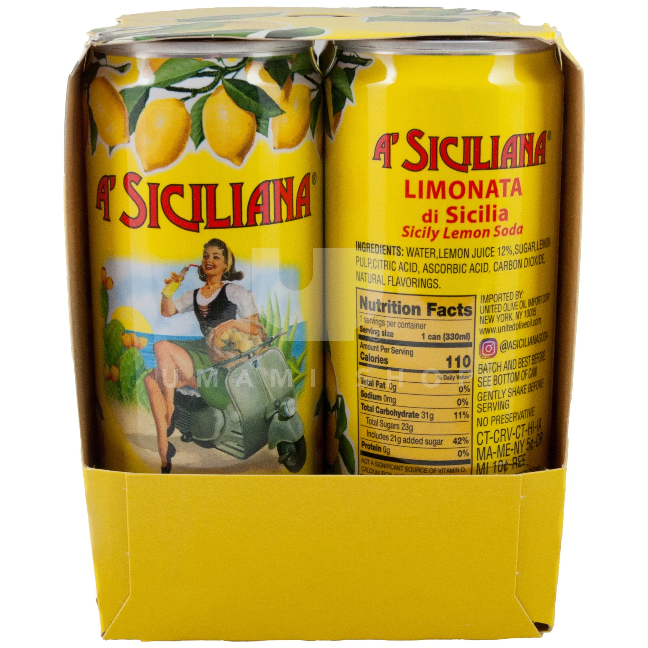 Limonata di Sicilia Lemon Soda (4xPack) - Image 2