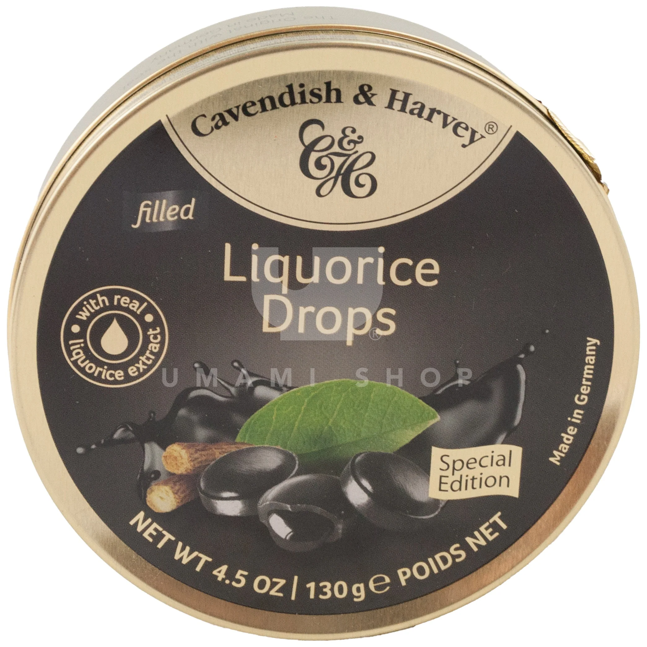 Liquorice Drops (Tin)