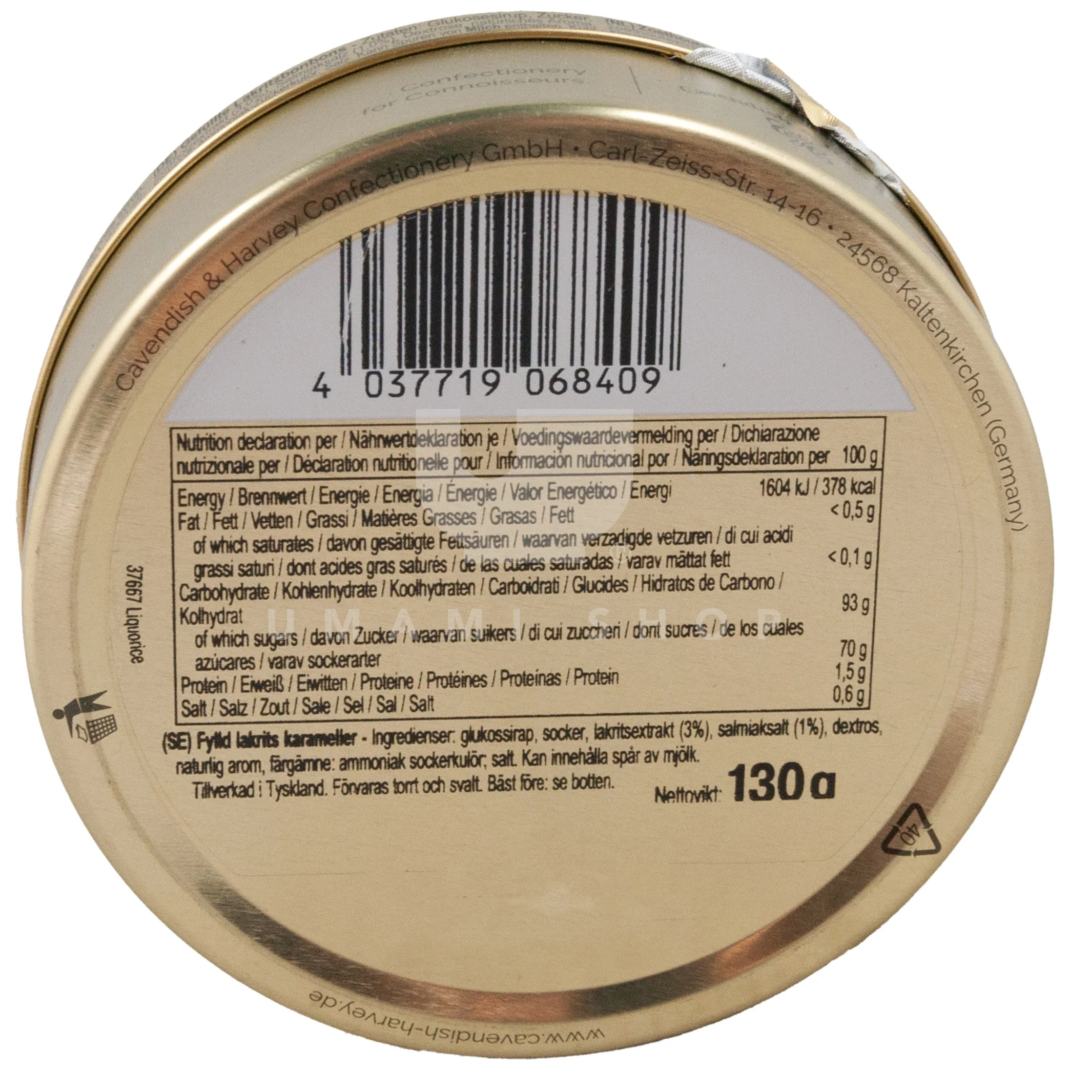 Liquorice Drops (Tin) - Image 2