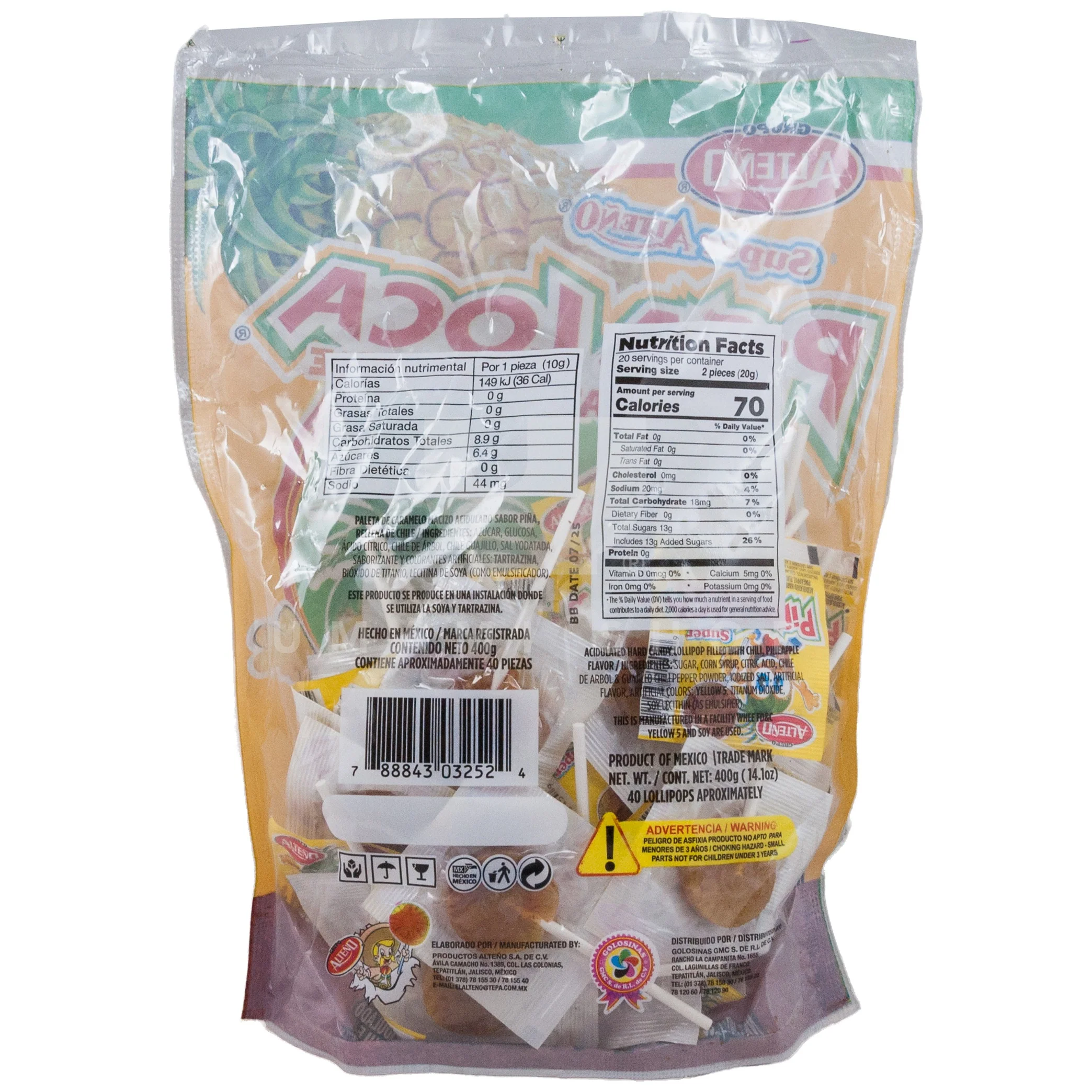 Lollipop Crazy Pineapple 40Bags - Image 2