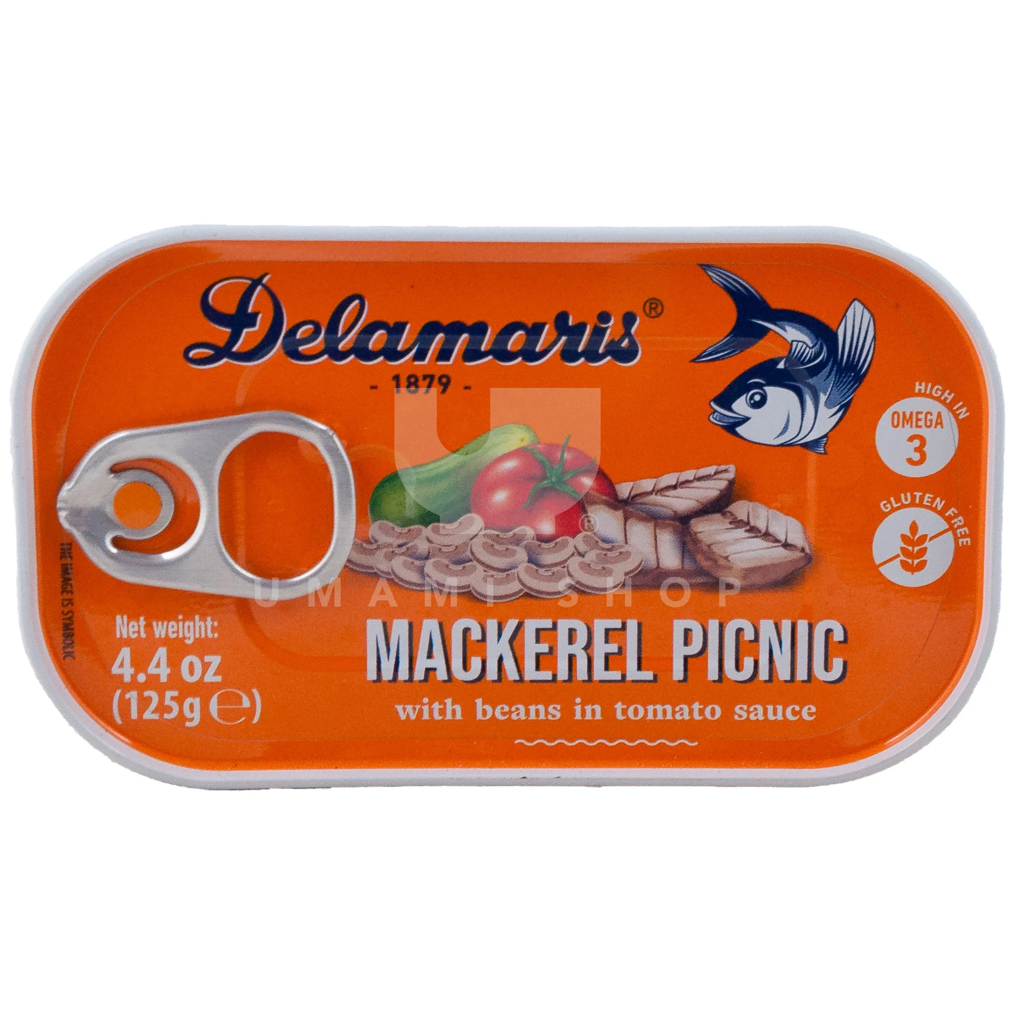 Mackerel w/Beans in Tomato Sauce (GF)