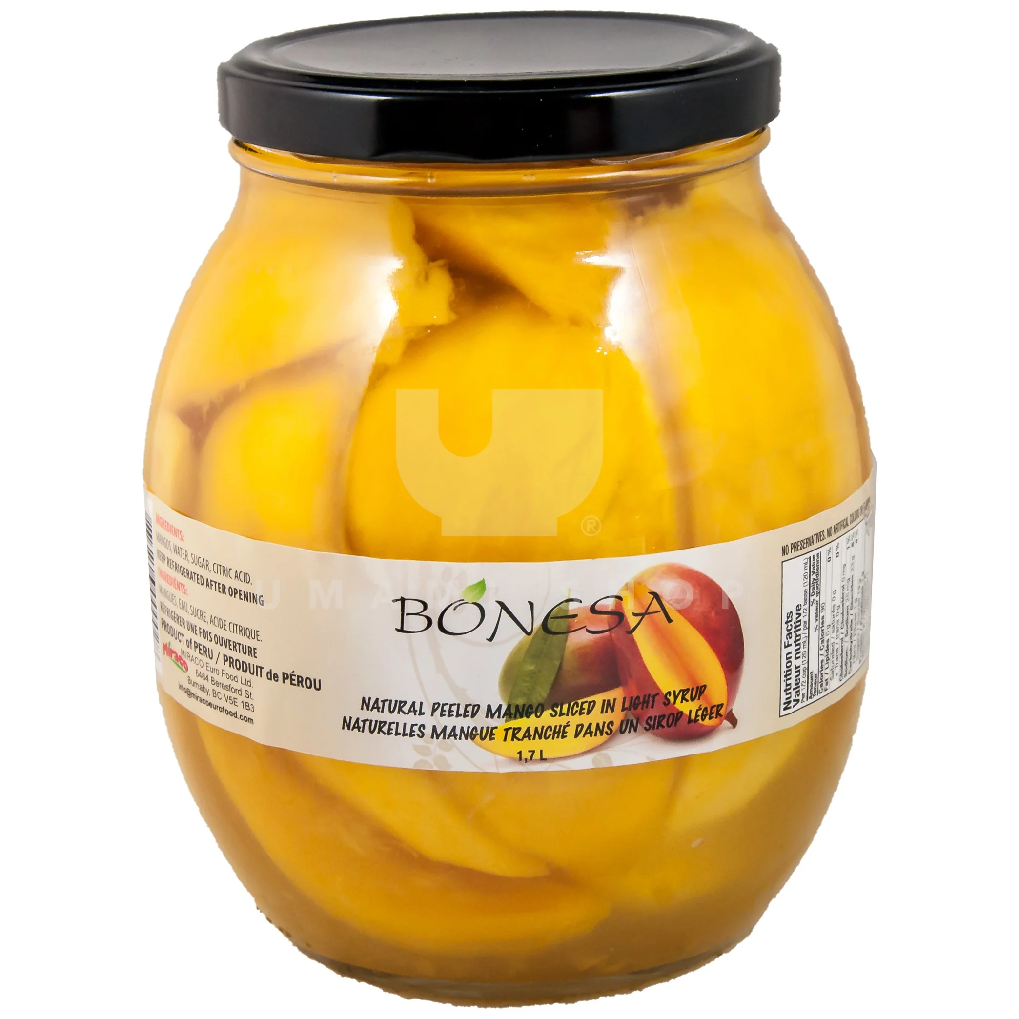 Mango Peeled in Syrup (Sliced)
