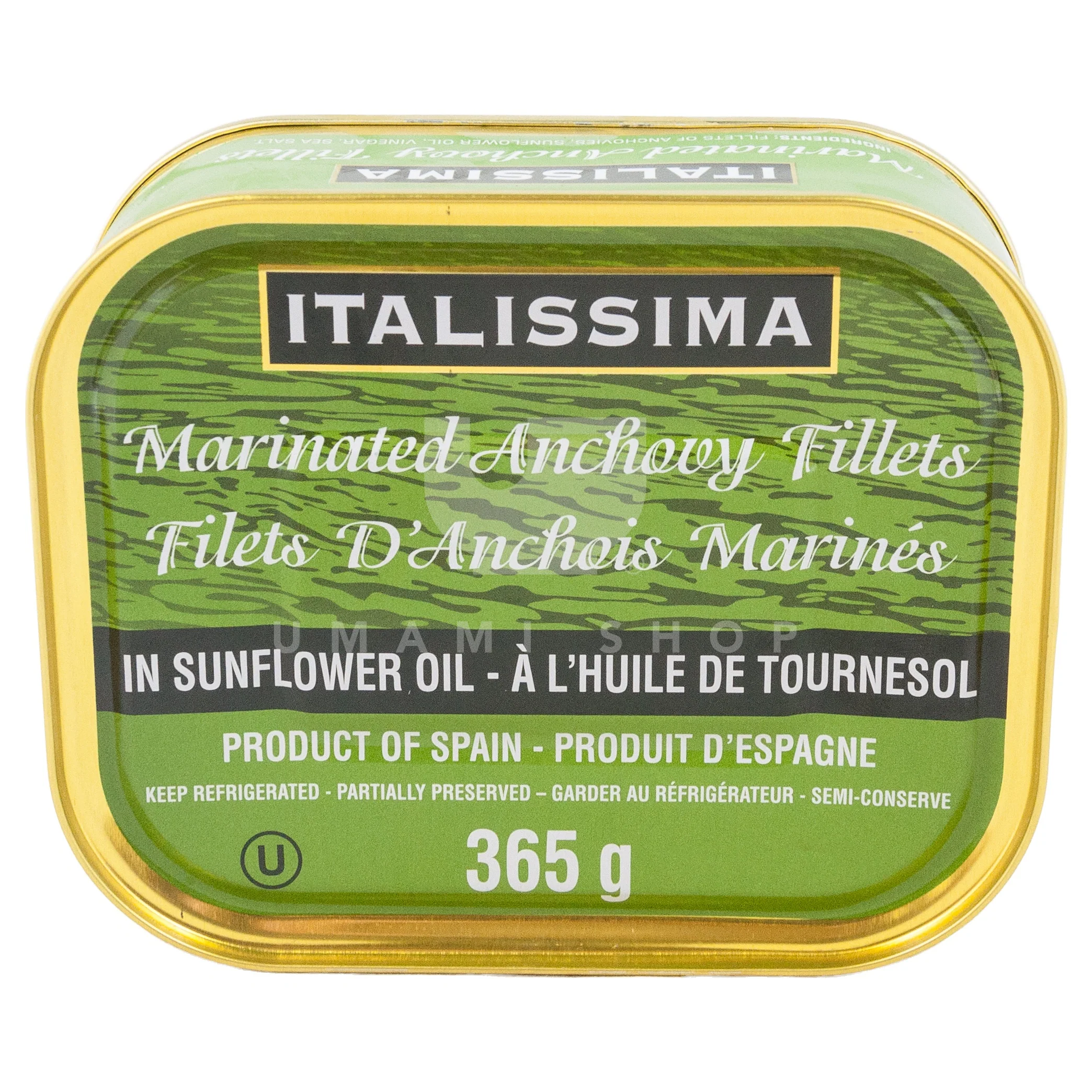 Anchovy Fillets in Sunflower Oil