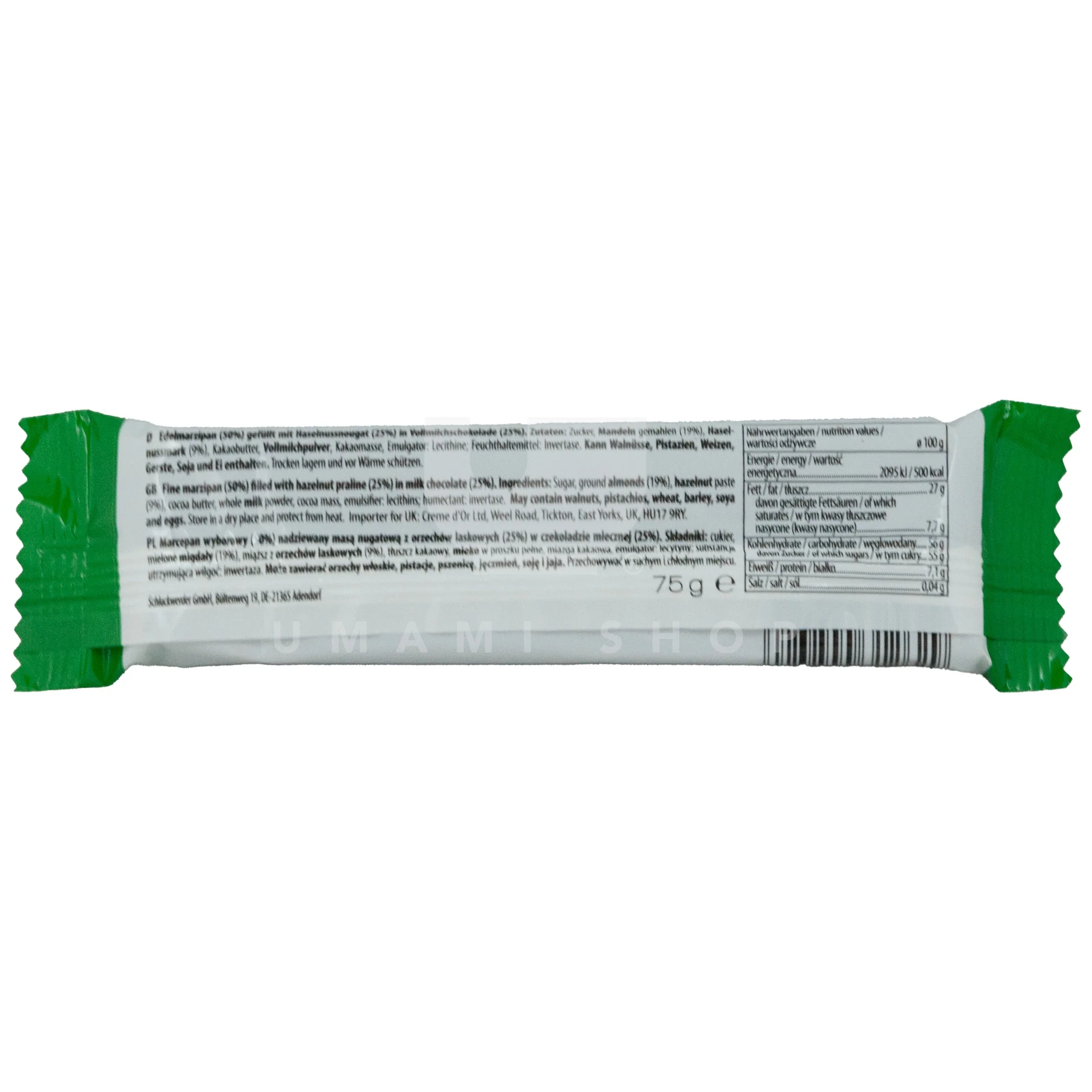 Marzipan Bar w/Nougat - Image 2