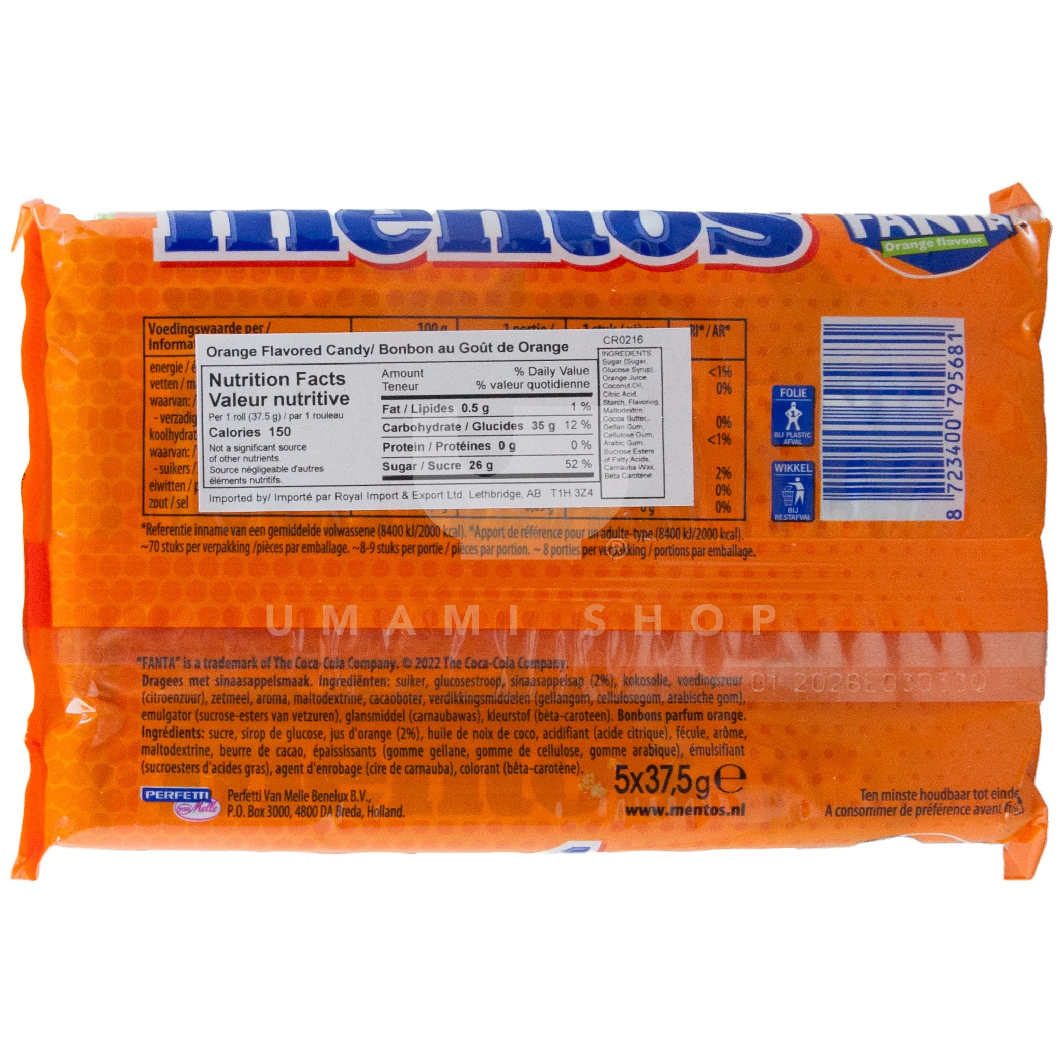 Mentos Fanta Orange (3xPack) - Image 2