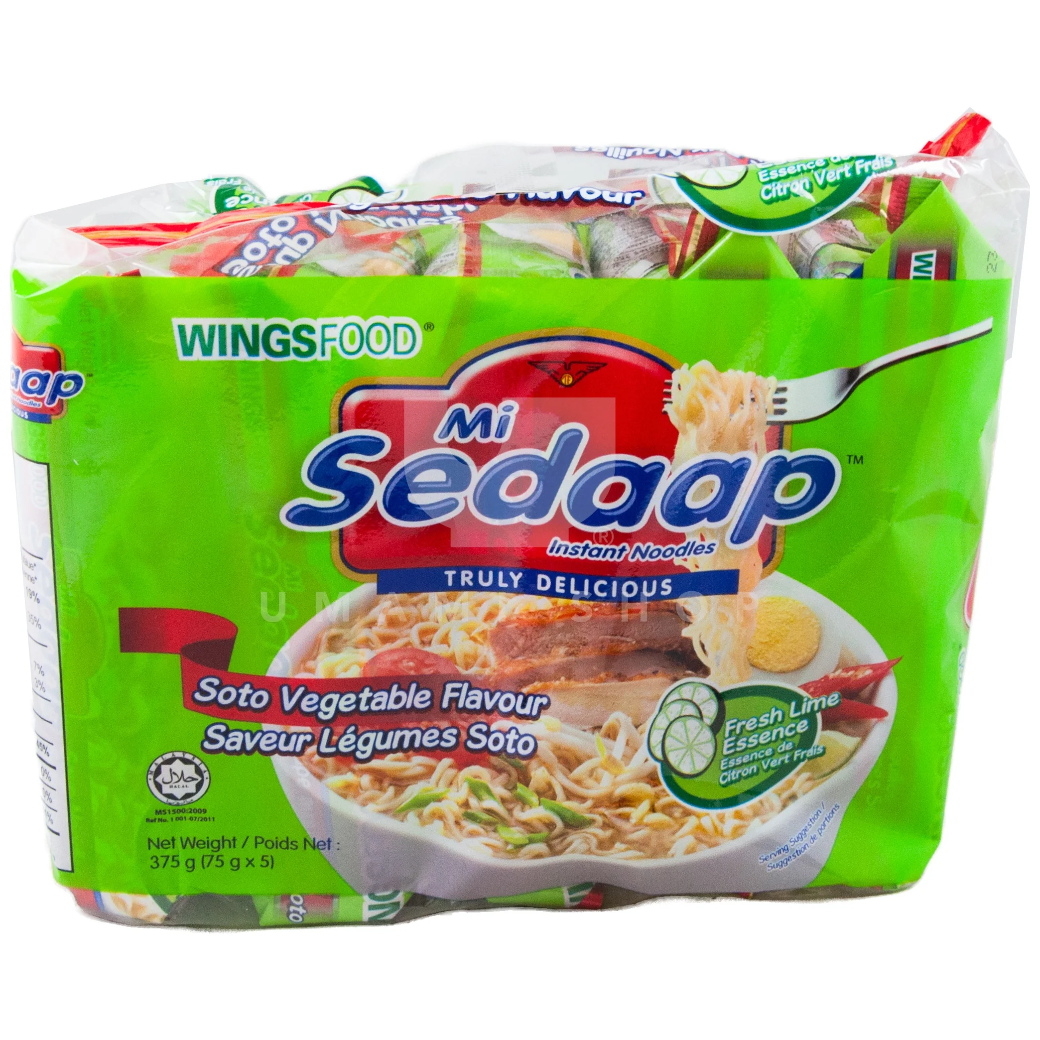 Mi Sedaap, Soto Veggie Noodles 5Pack