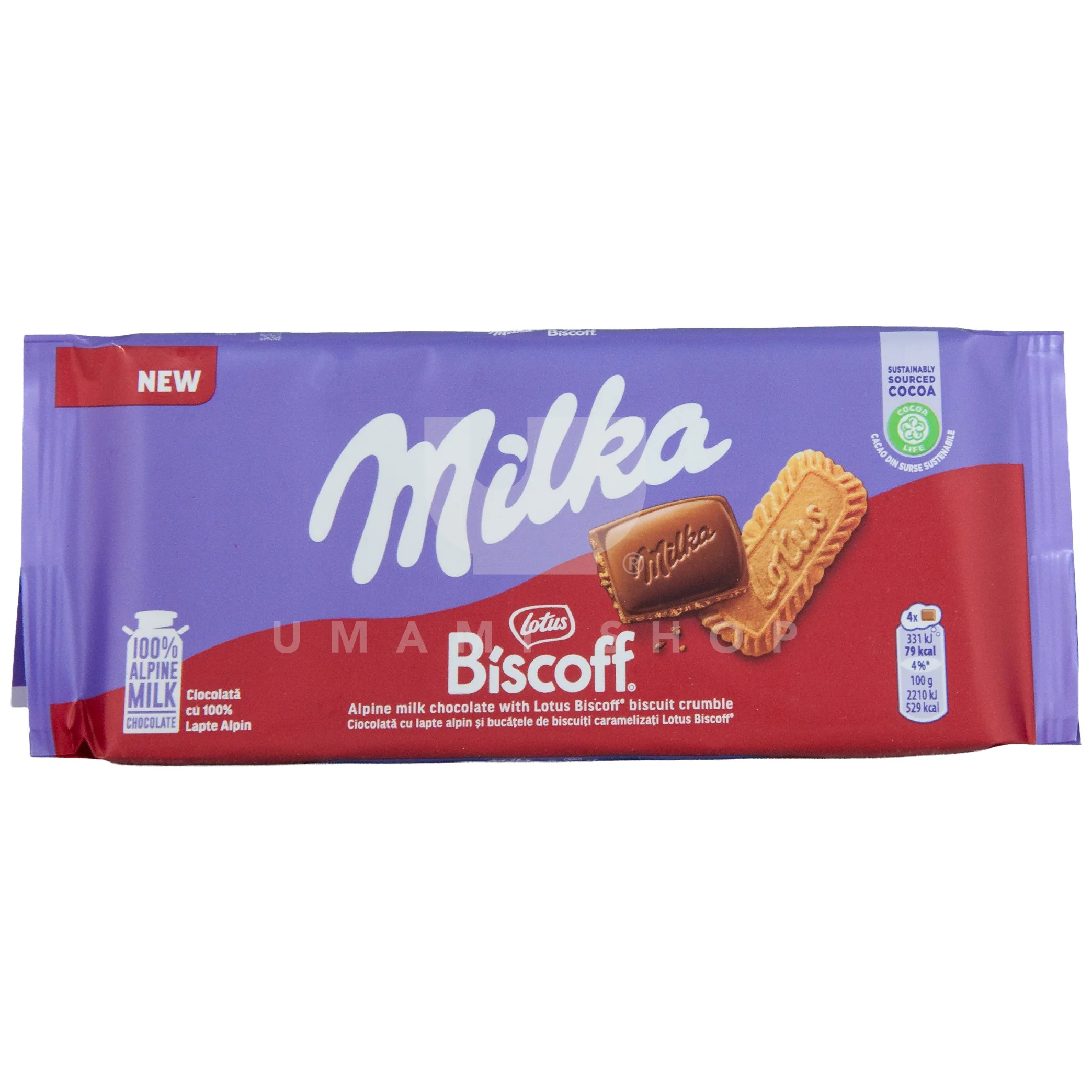 Milka & Lotus Biscoff Chocolate