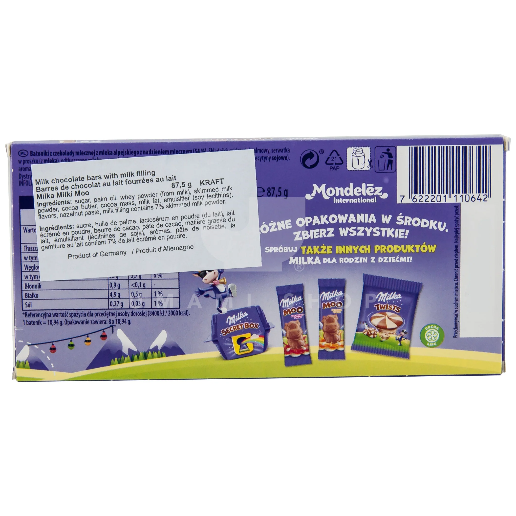Milki Moo Chocolate Bar - Image 2
