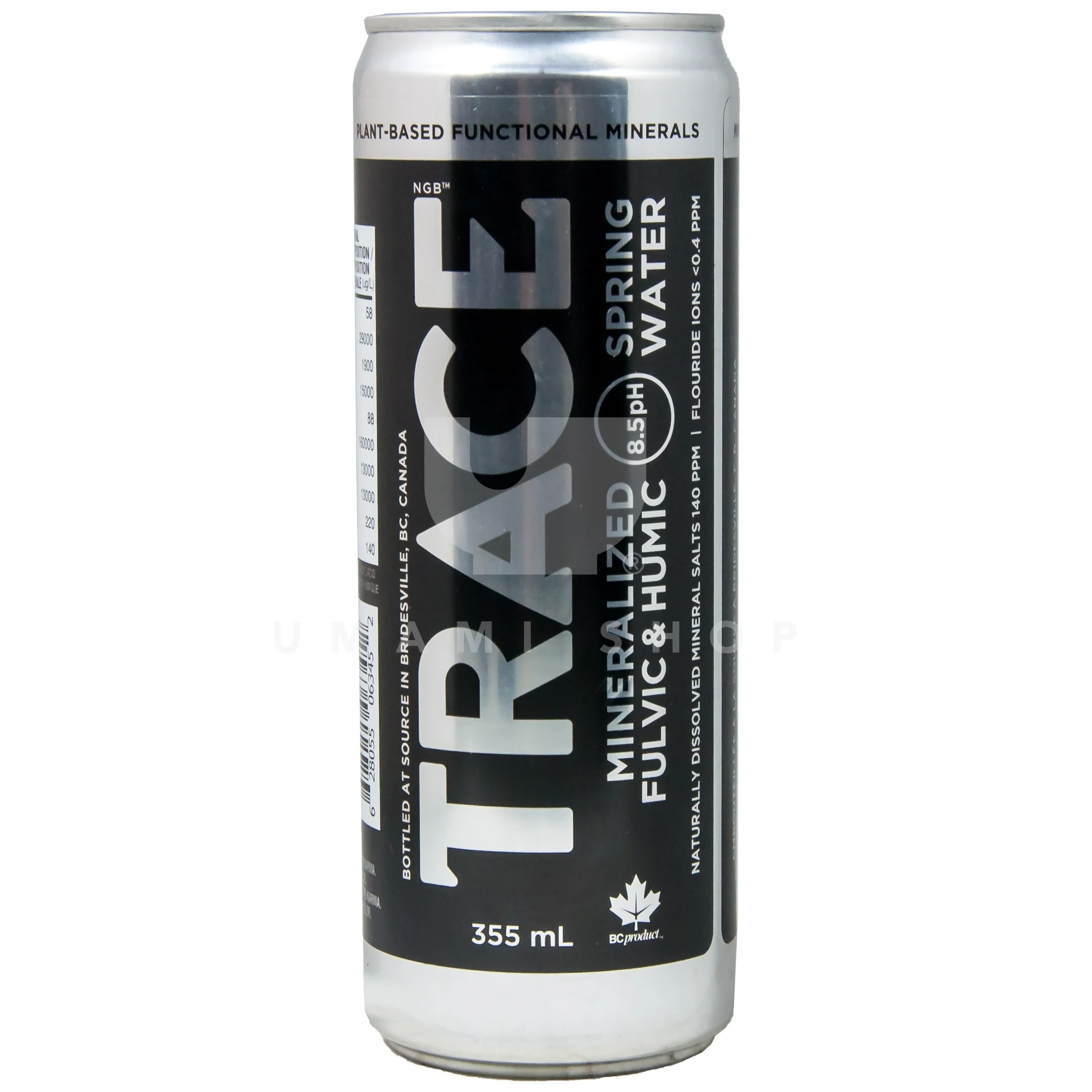 Mineral Water Black 8.5pH Can